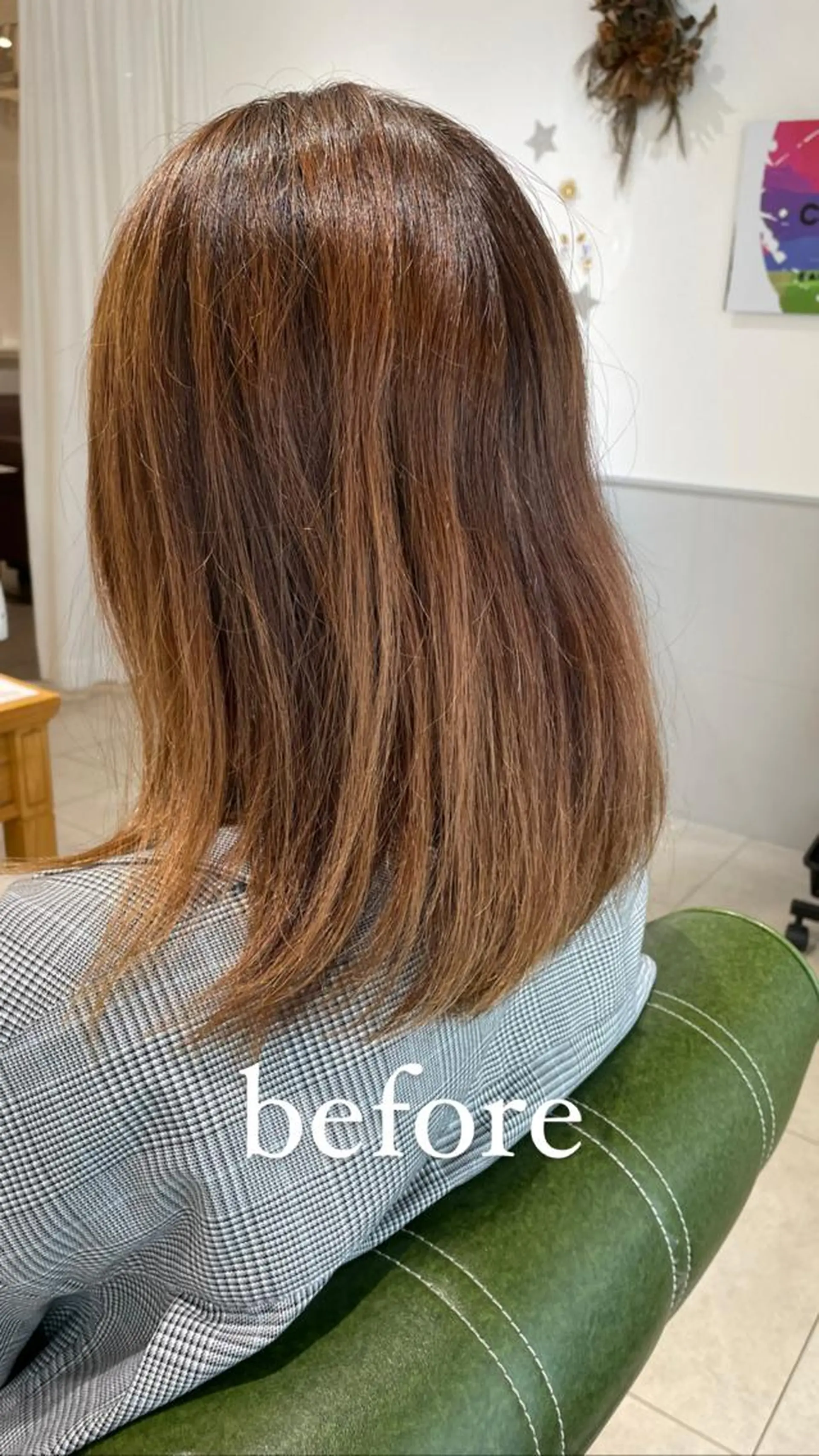 ミディアム カラー 黒髪 ブルーカラー ブルーブラック カット ヘアカラー トリートメント eins.hair所属・過去一の柔髪ヘア 🌿einshairのヘアスタイル