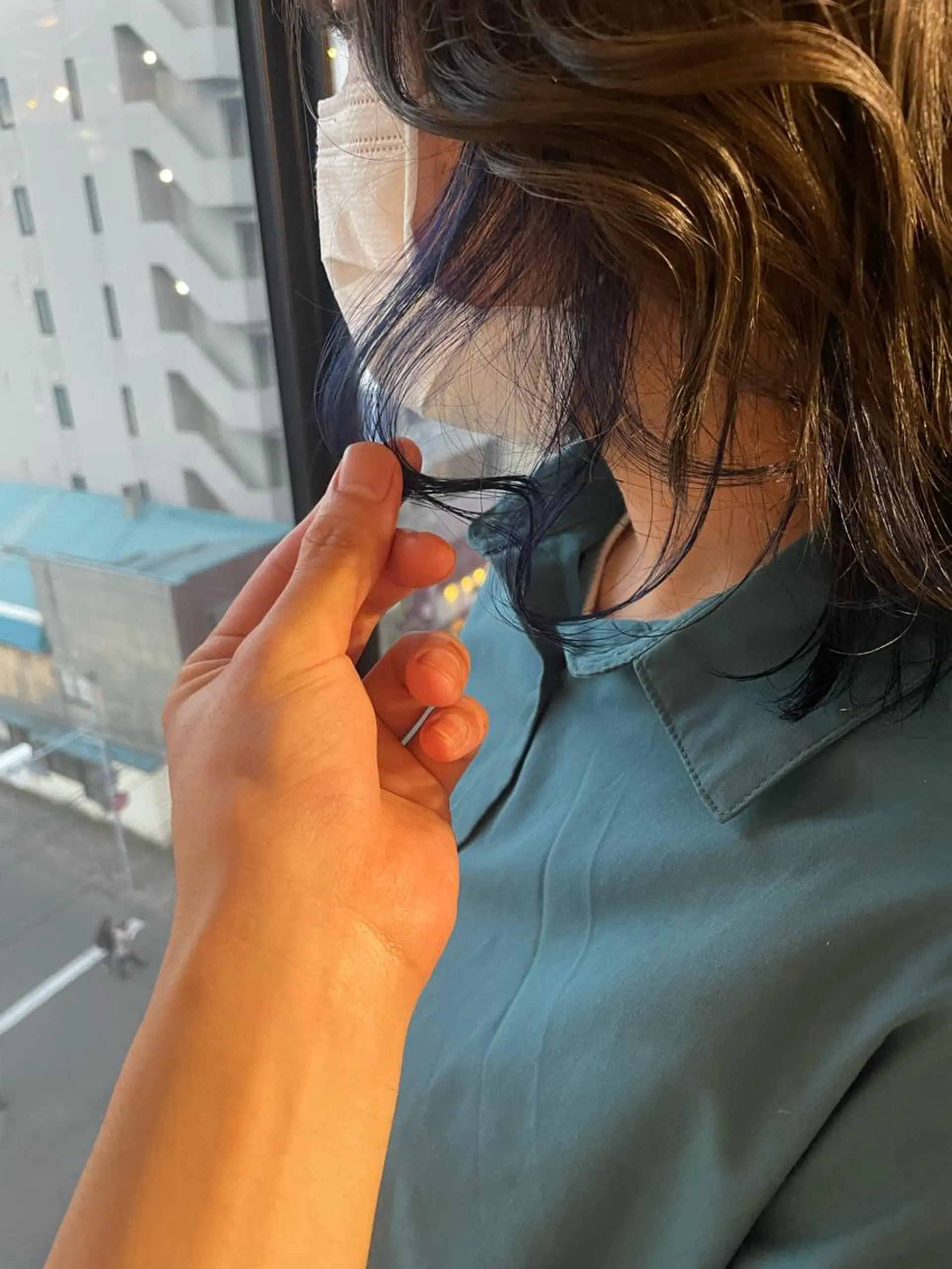 ミディアム La fith hair ray所属・メンズ/パーマ/ ブリーチ/KAITOのヘアスタイル