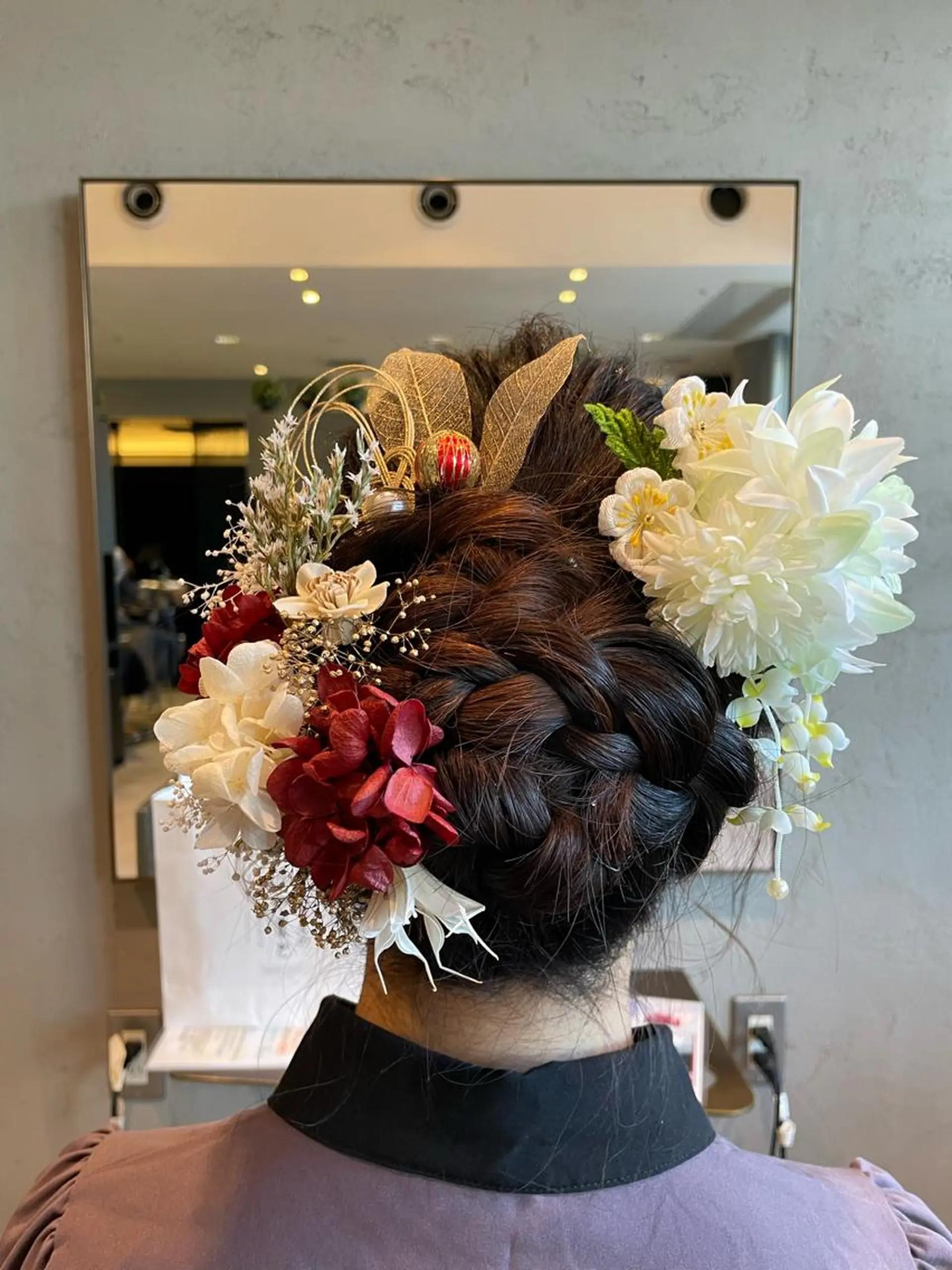 ヘアアレンジ 🍒serika 暖色カラー 🍒のヘアスタイル