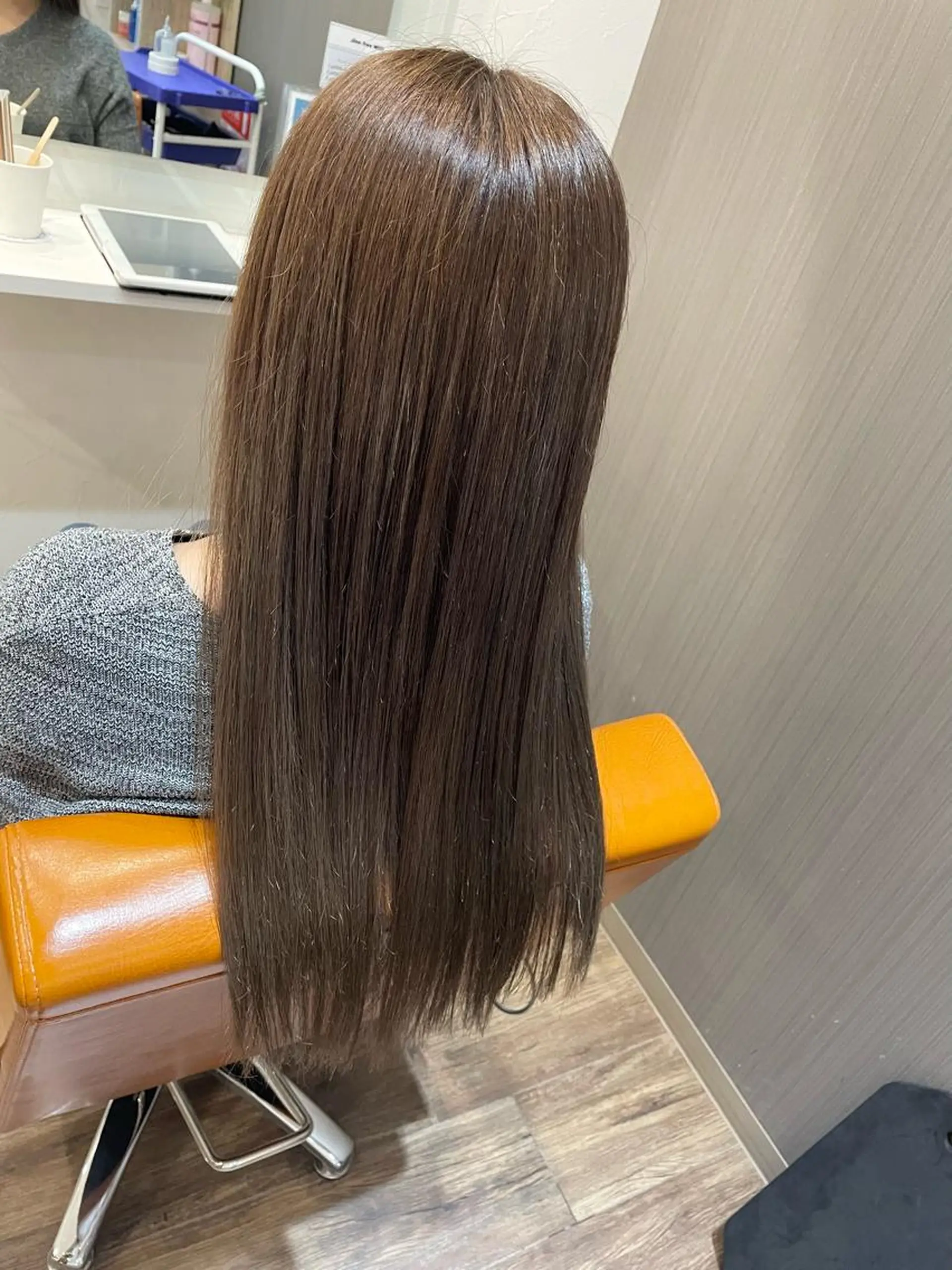 ロング カット ヘアカラー 高崎 絵里子のヘアスタイル