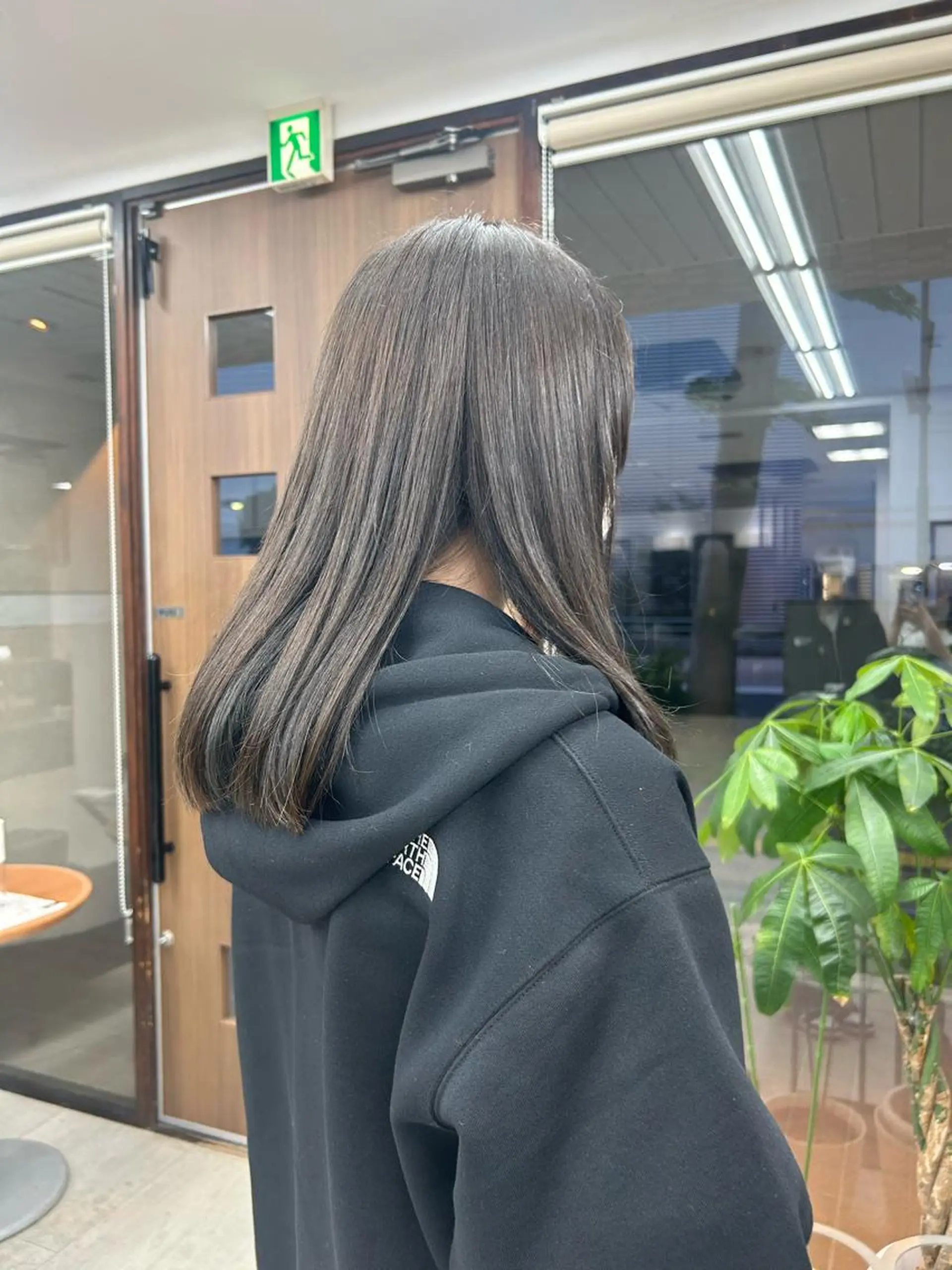 セミロング ダブルカラー/韓国 ヘア/さわのあかねのヘアスタイル