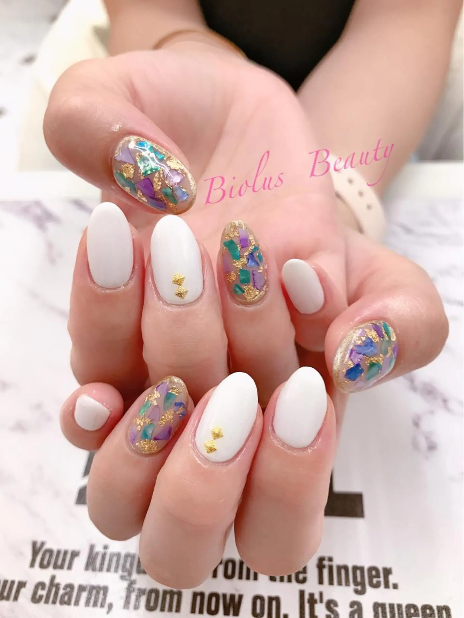 ネイル 持ち込み vimore ネイルサロンのネイルデザイン