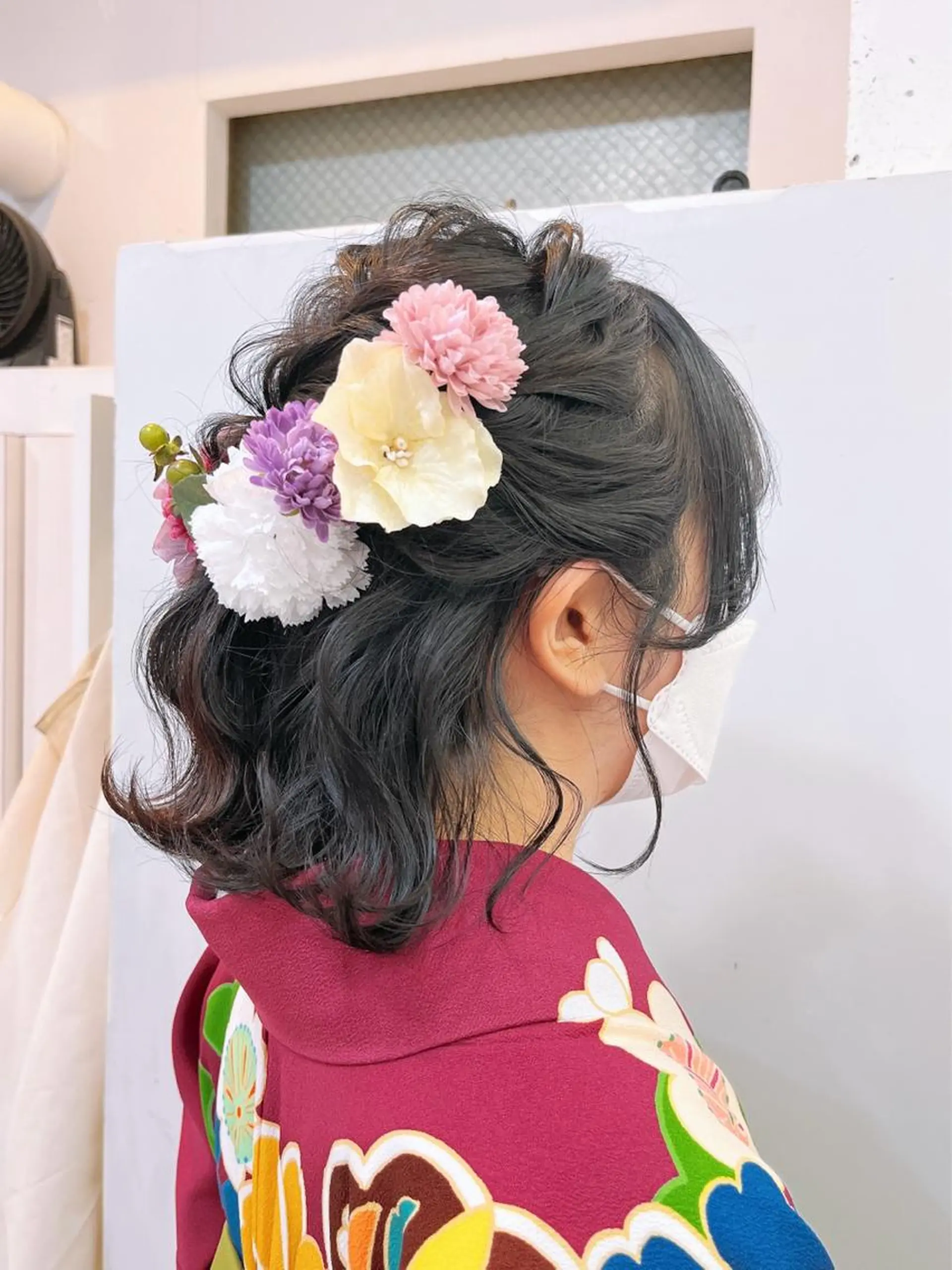 ヘアアレンジ ハーフアップ ボブ ヘアセット 💎髪質改善特化/ 町田莉彩💎のヘアスタイル