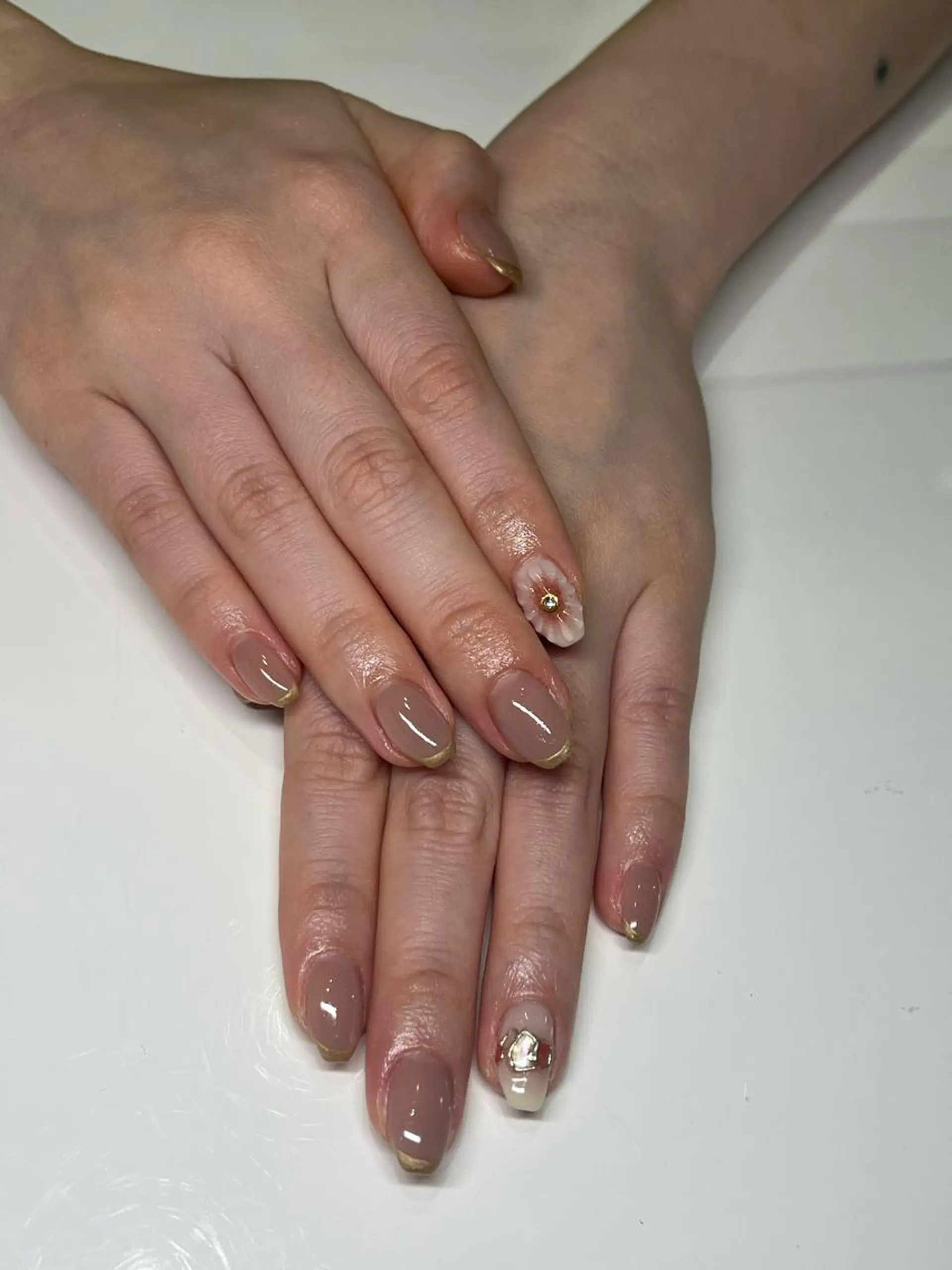 ネイル アートネイル チークネイル フレンチネイル ミラーネイル ぷっくりネイル Ribbon佐野店 小泉のネイルデザイン