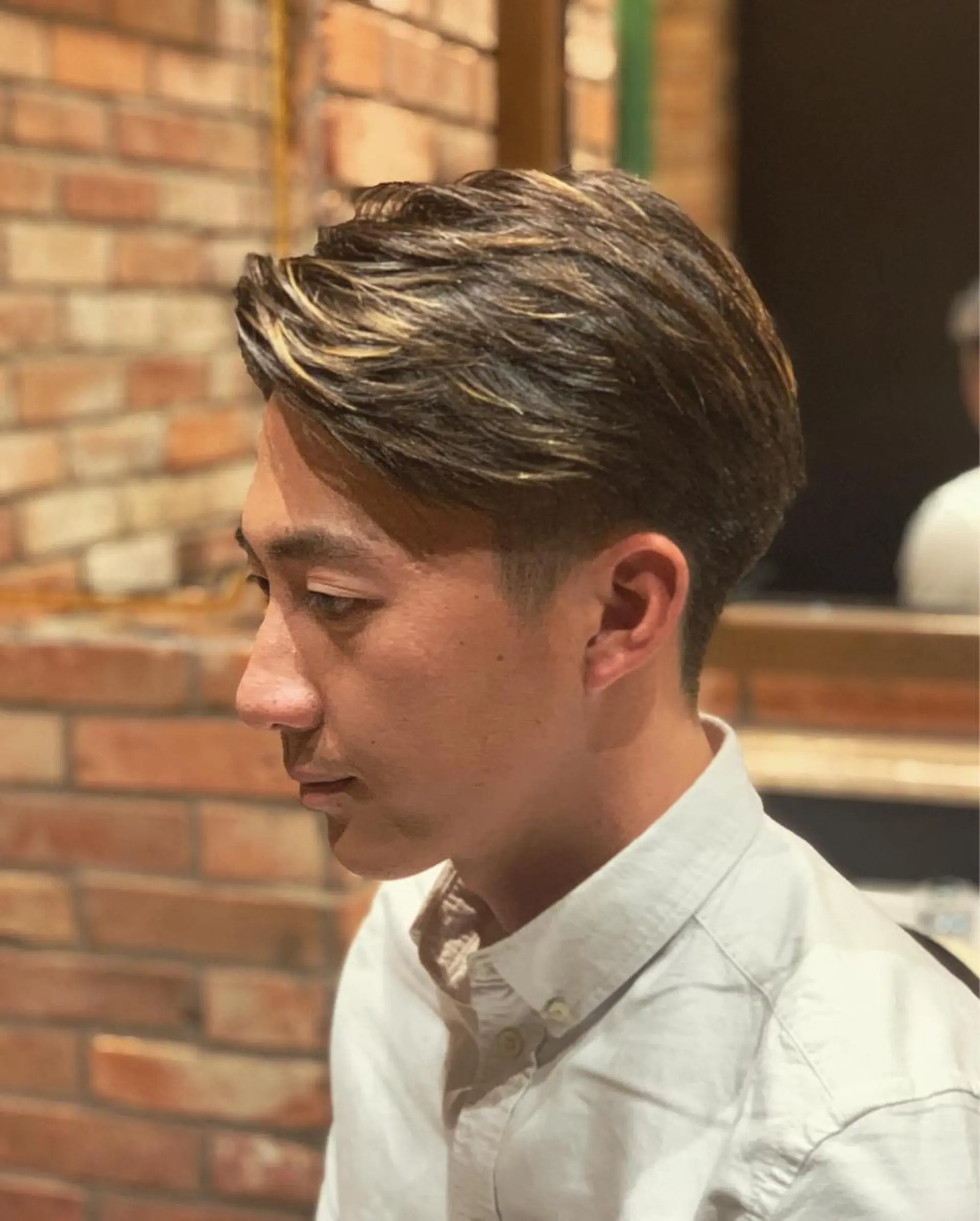 ミディアム 杉本 和大のヘアスタイル
