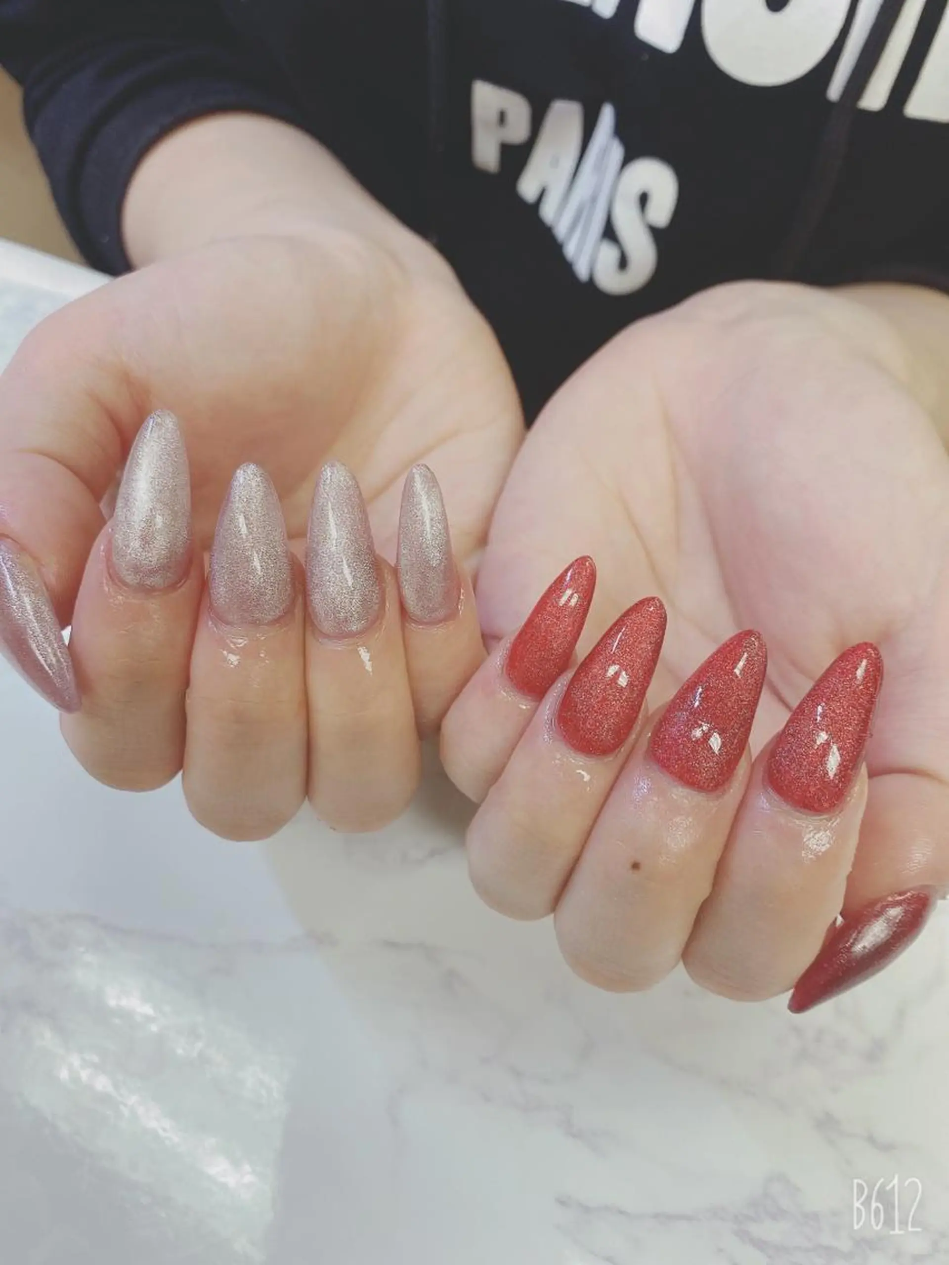 セミロング ハンドネイル JNA認定講師🌸 RIEのネイルデザイン