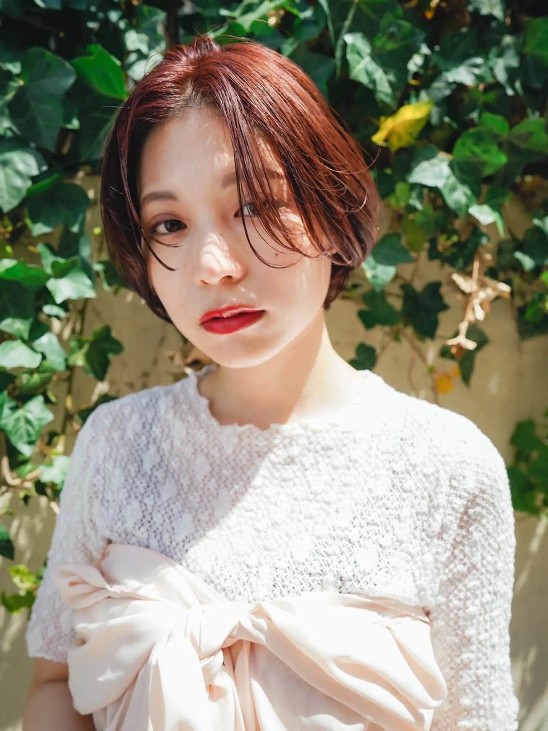 ショート カラー ハンサムショート 韓国風ヘア ショートヘア カット ヘアセット Masena所属・💎韓国風レイヤー /ボブ💎Namiのヘアスタイル