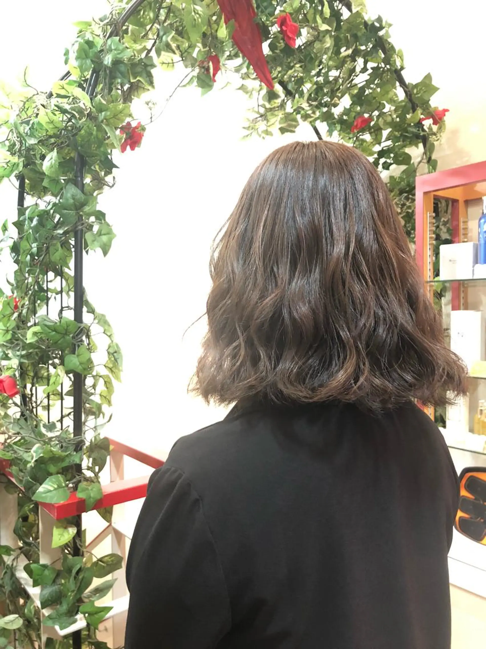 ミディアム アッシュ アッシュブラウン ヘアカラー ゆぴ☾‪/推しカラー /ハイトーンのヘアスタイル