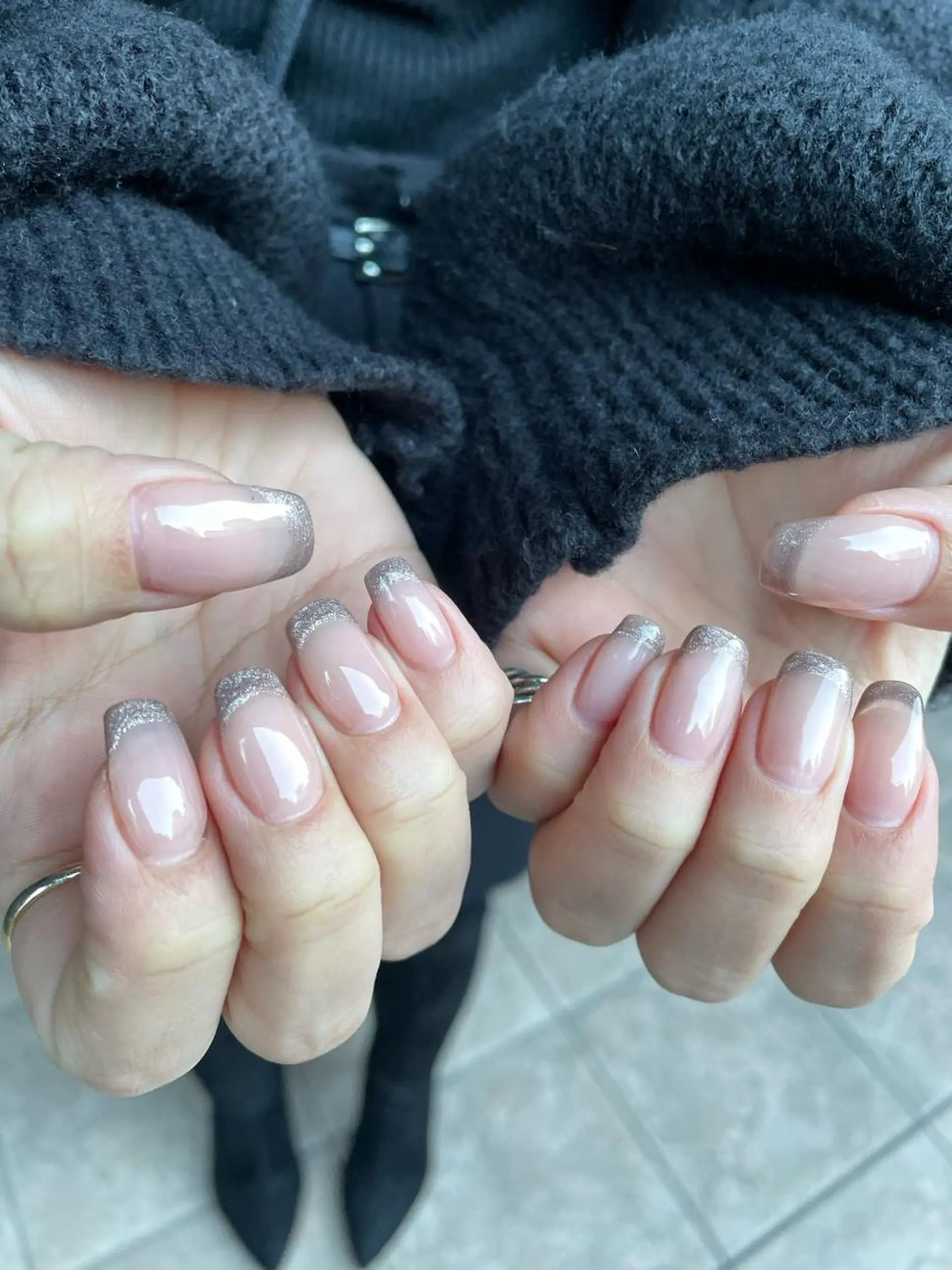 ネイル ニュアンスネイル シンプルネイル percent .%のネイルデザイン