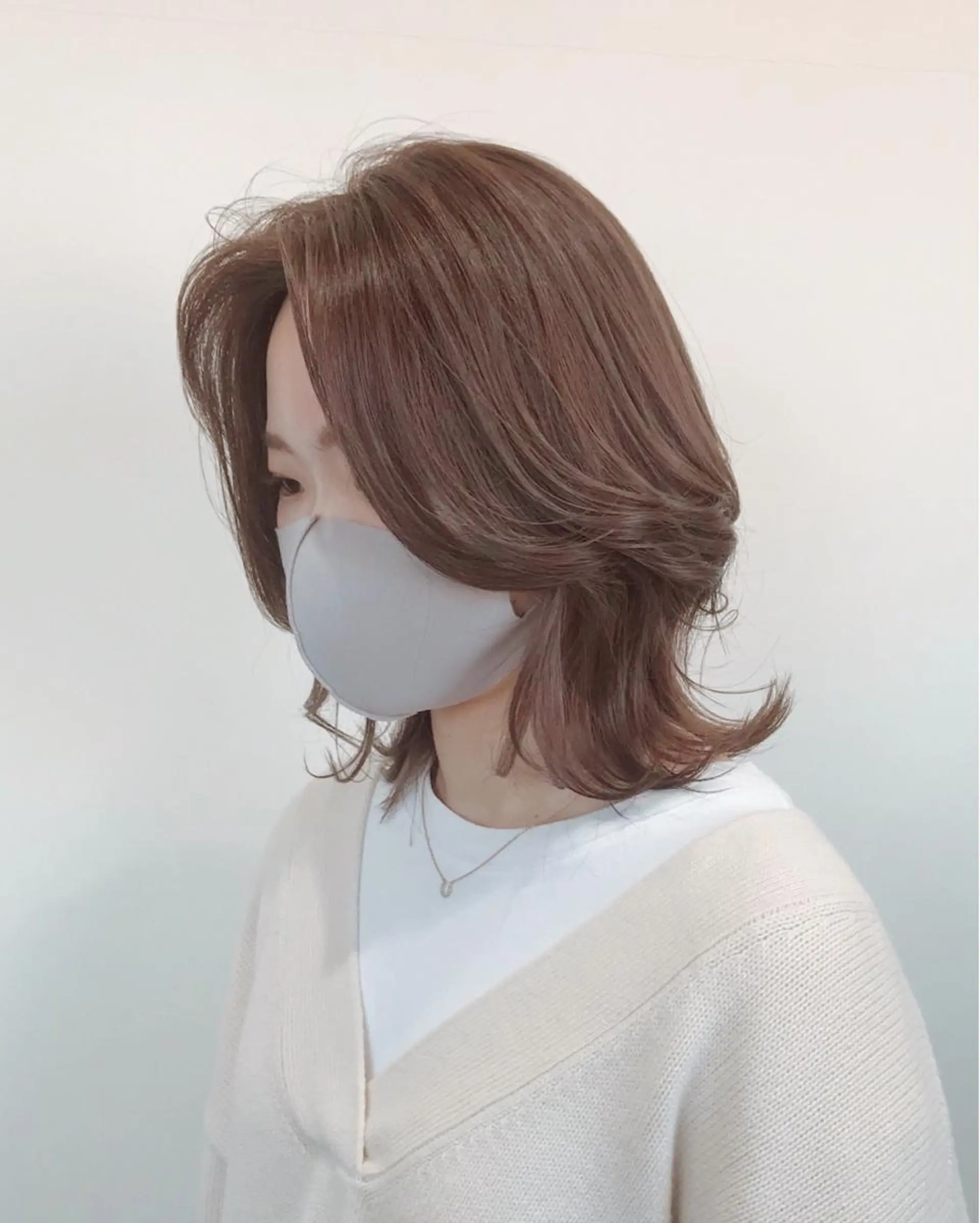 ミディアム カラー 福田　洋樹 /  zina博多のヘアスタイル