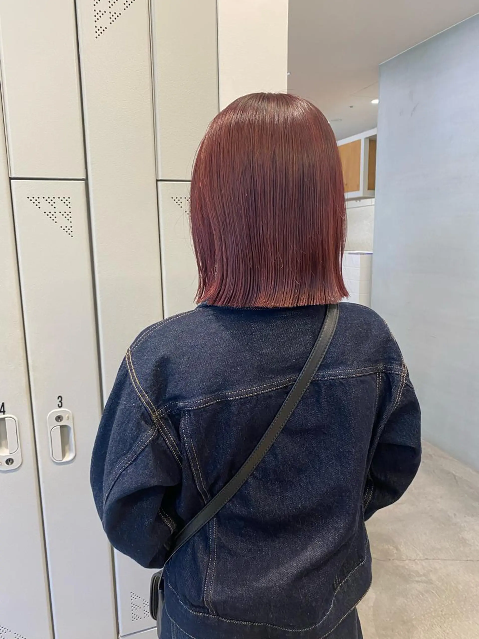 ショート カラー ボブ 、 、のヘアスタイル