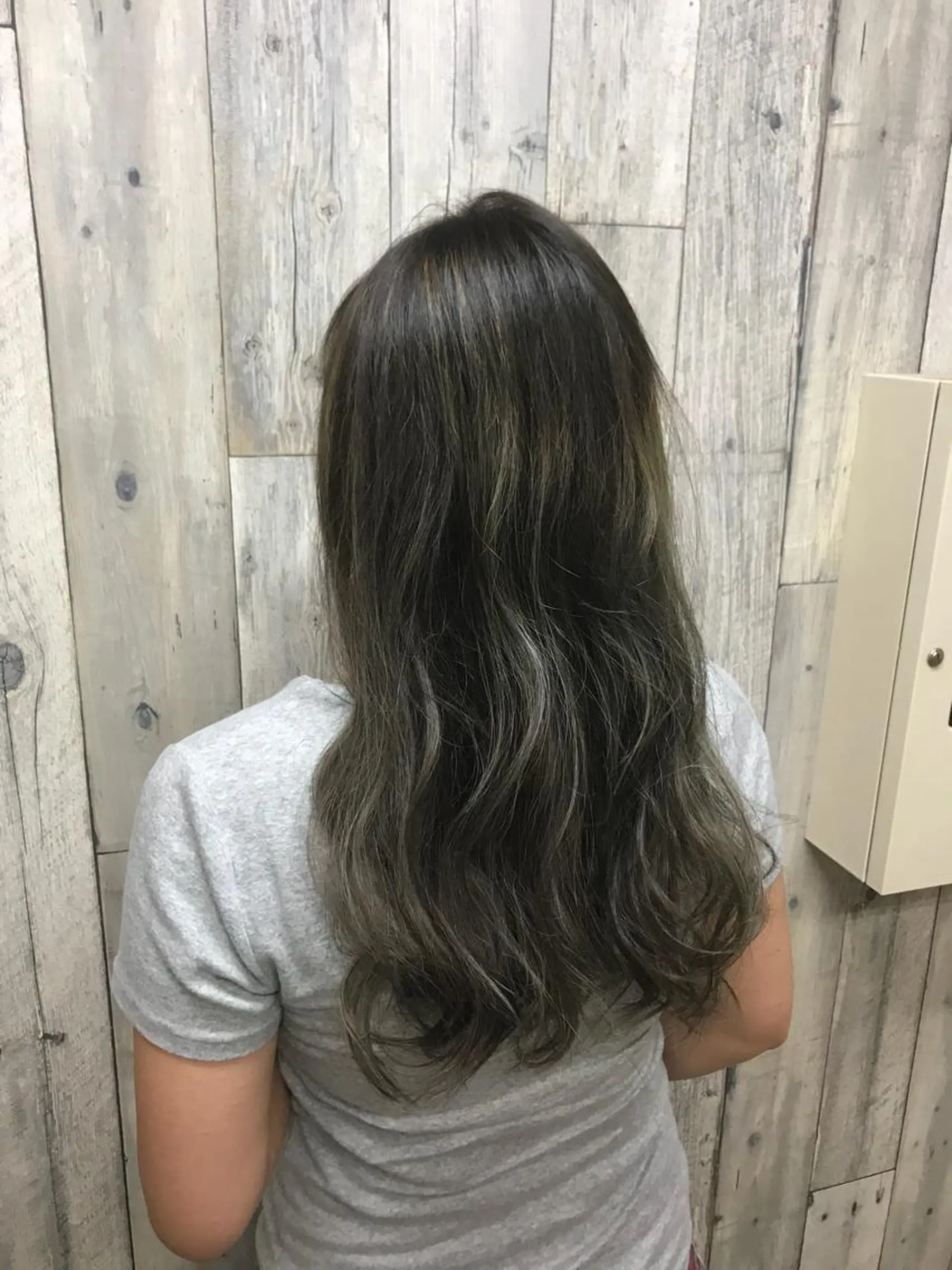 ロング カラー パーマ ヘアアレンジ メンズ キッズ グレージュ Forest. -髪質改善-のヘアスタイル