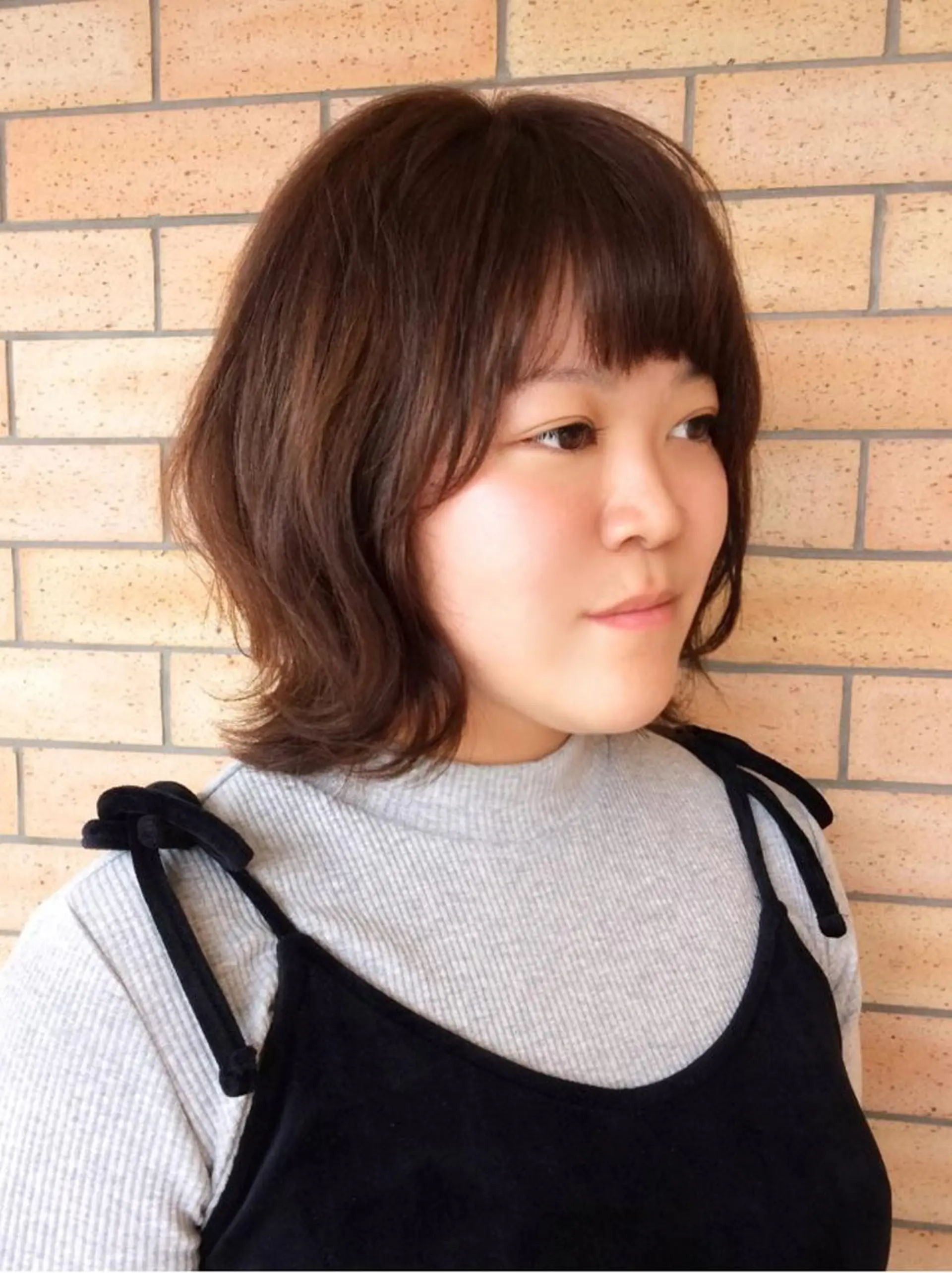 ミディアム カラー カット ヘアカラー トリートメント 浅野 健太のヘアスタイル