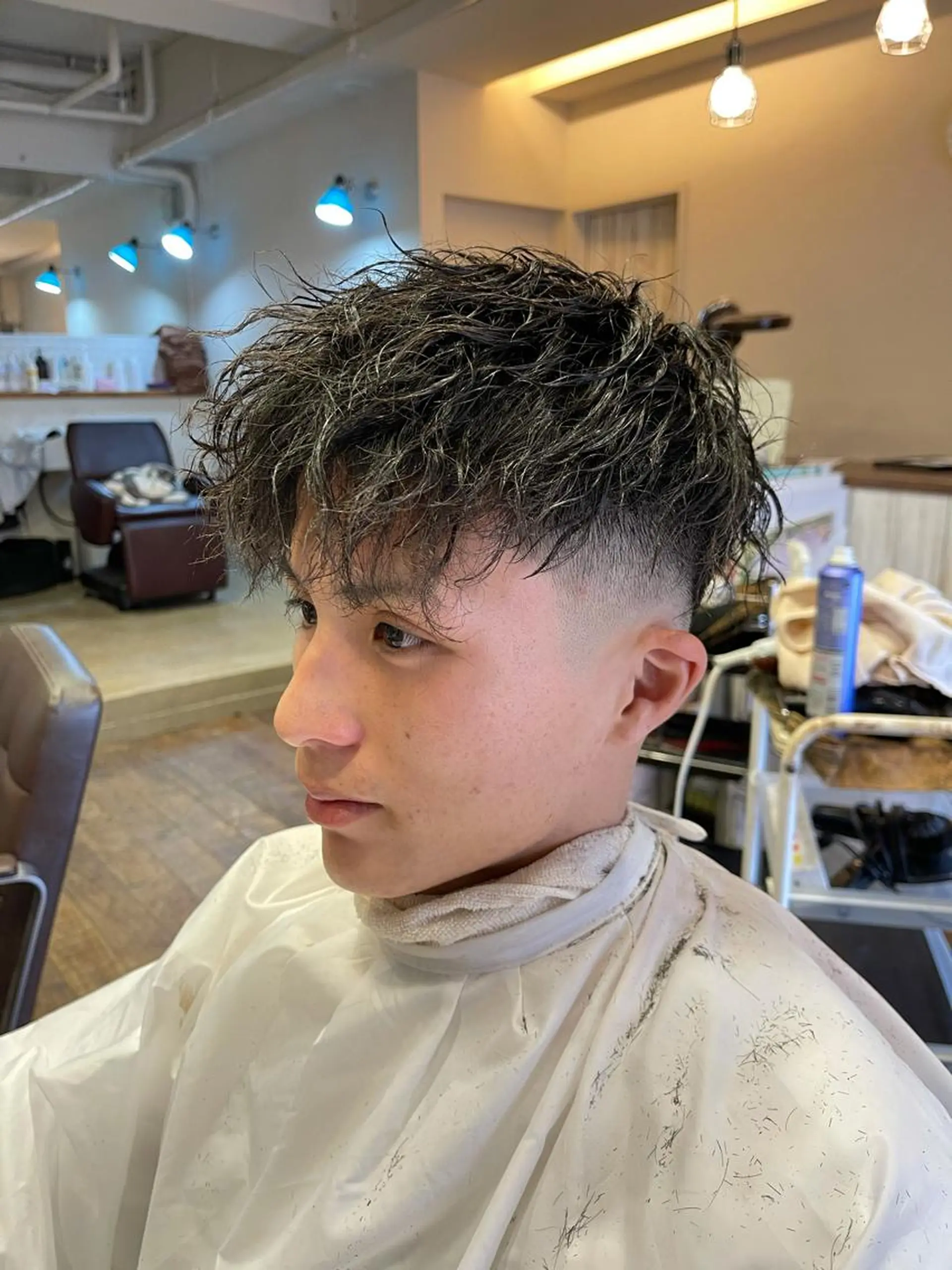 ショート パーマ ツイストパーマ ハヤシカズキ/カラー ✂/メンズパーマのヘアスタイル