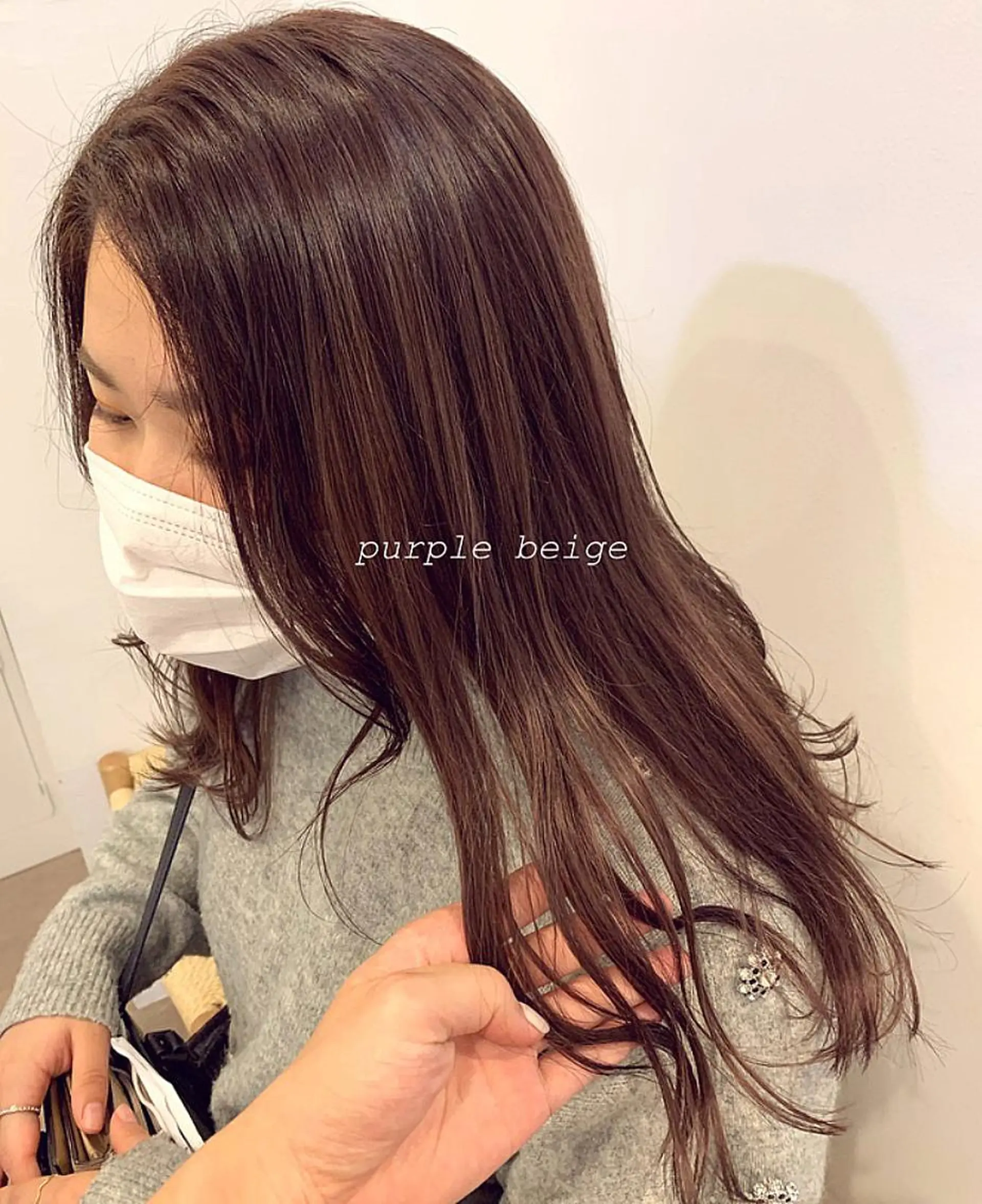 ロング カラー ロング 佐藤 永夏のヘアスタイル