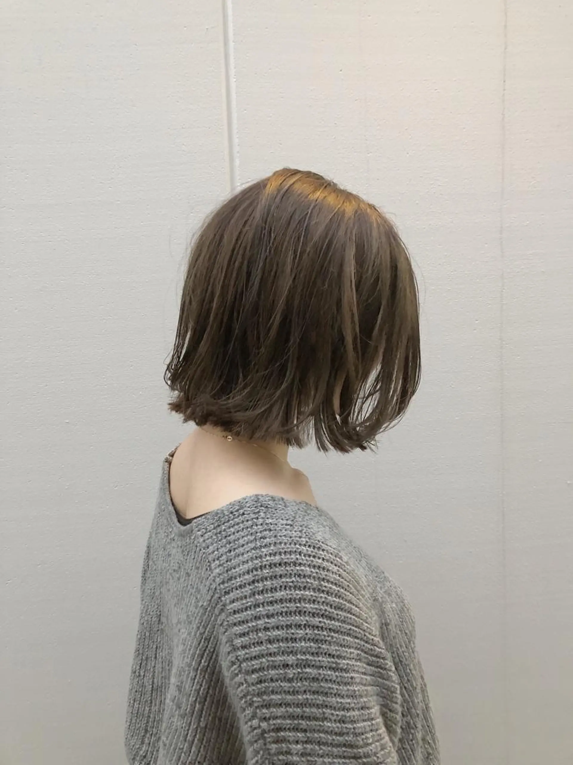 ミディアム カラー ノグチ ユウキ/ボブのヘアスタイル