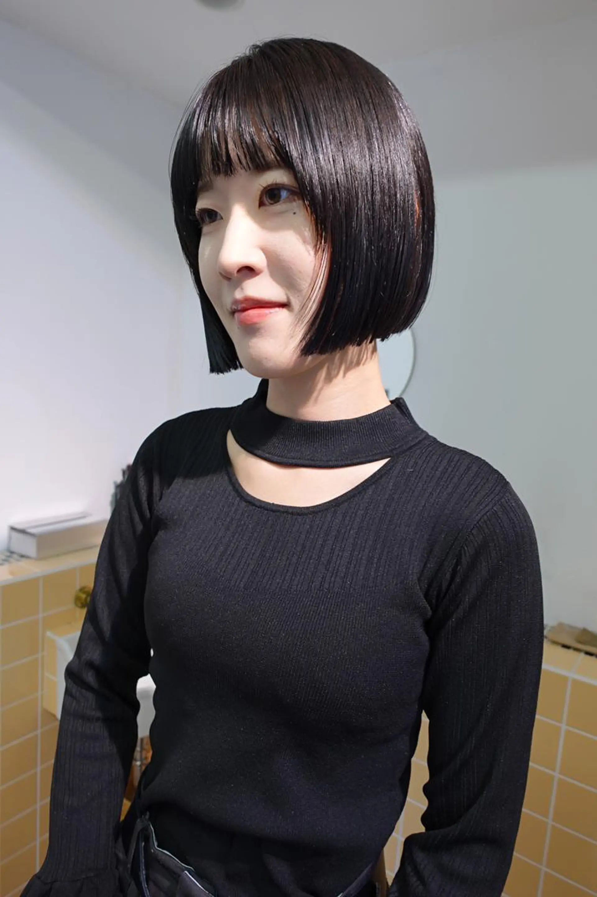 ショート nelke/レイヤー 立川/ブリーチのヘアスタイル