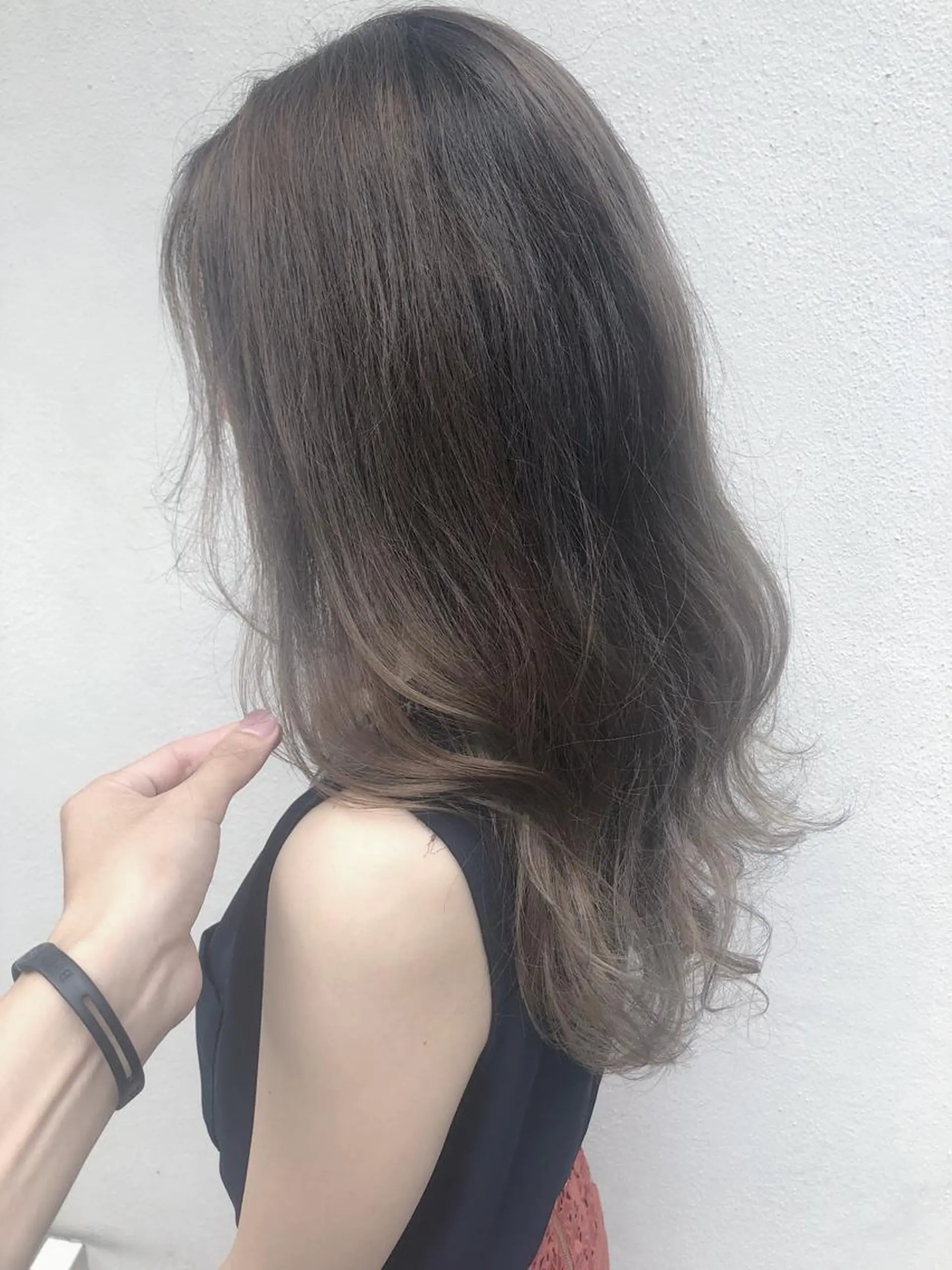 セミロング カラー 髪質改善/艶髪 やまなかのヘアスタイル