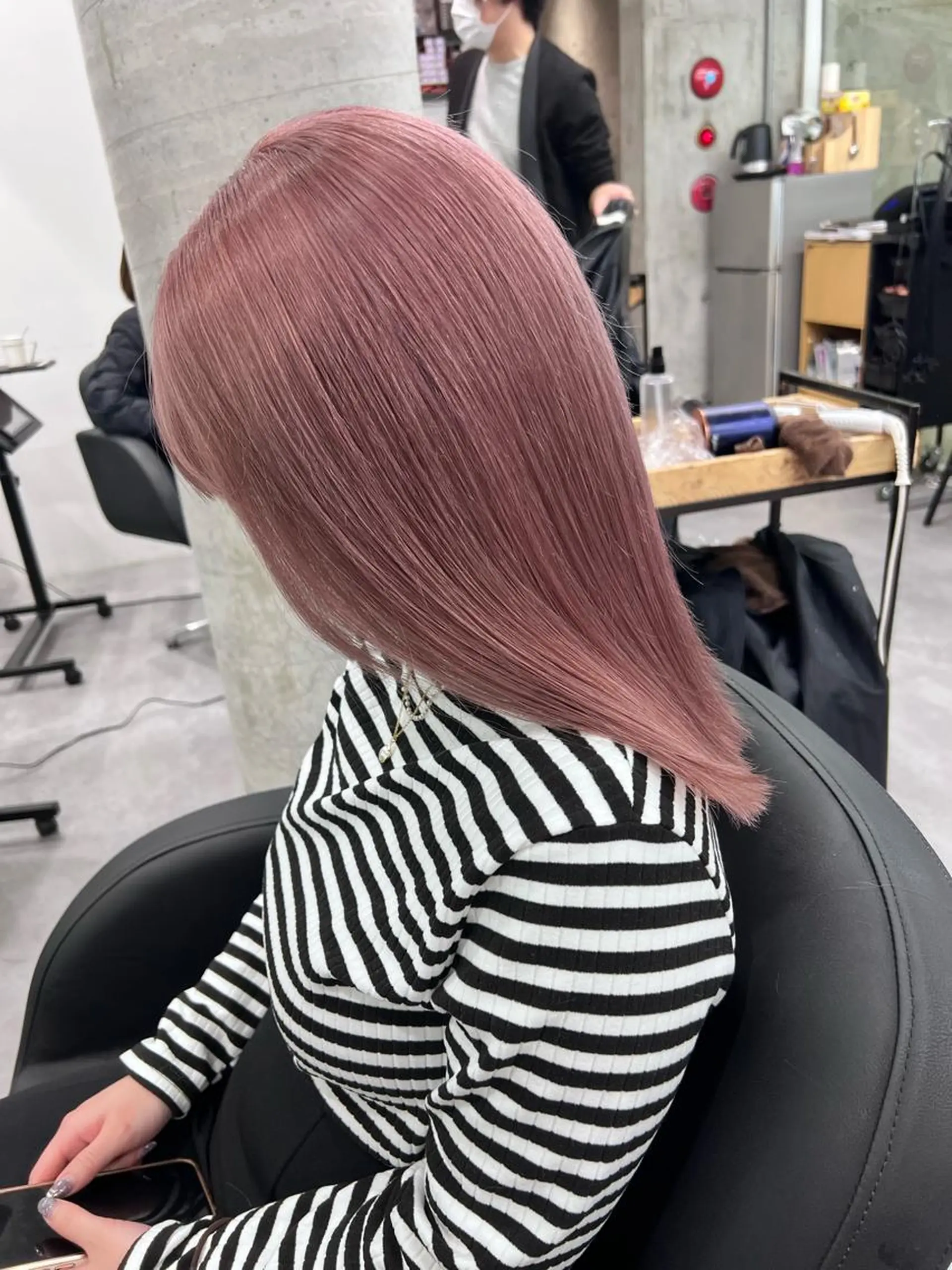 ミディアム welring hair salon所属・azusa/心斎橋/ ハイトーンカラーのヘアスタイル