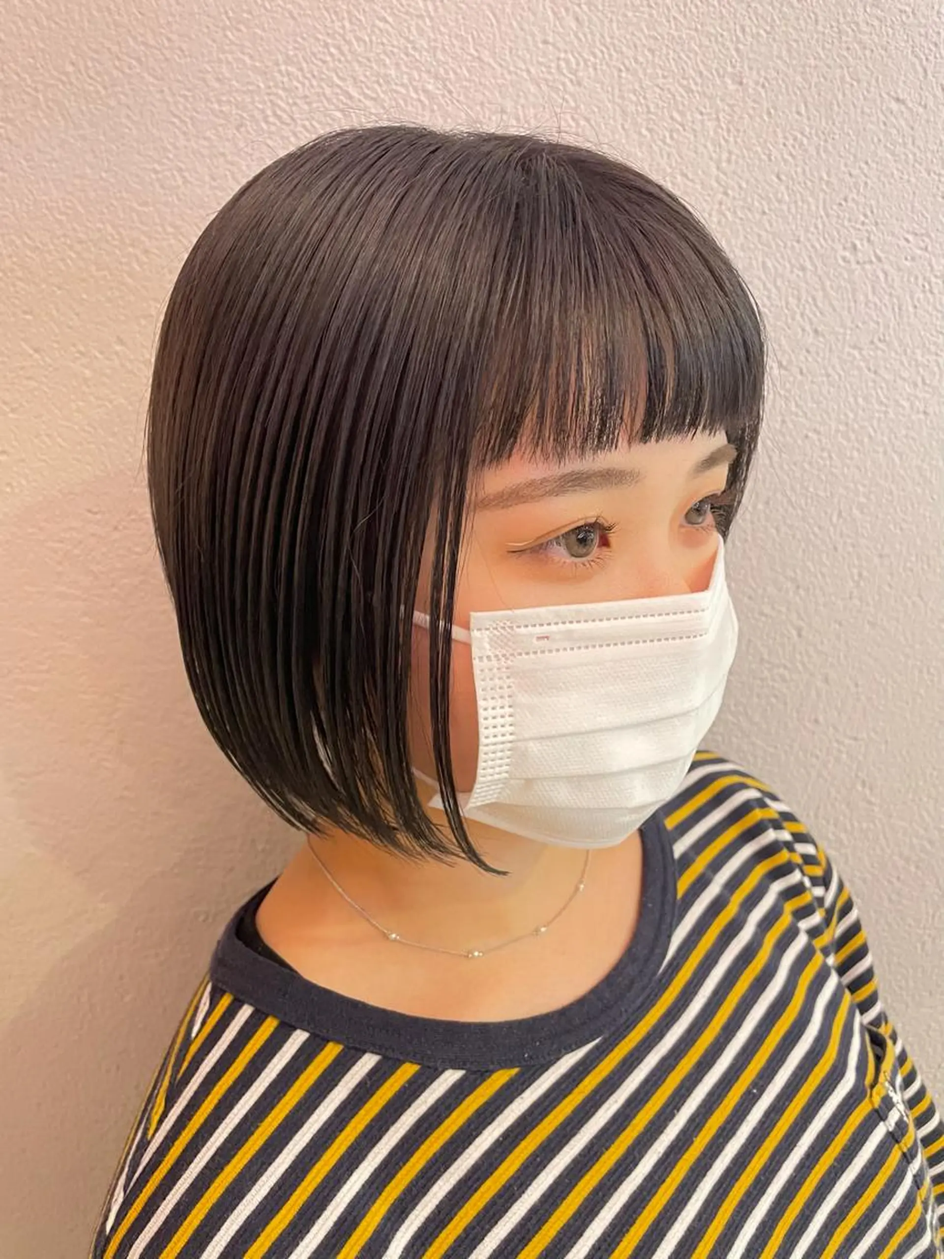 ショート カラー グレージュ オン眉 沖縄/ヘアアレンジ /ナカノのヘアスタイル