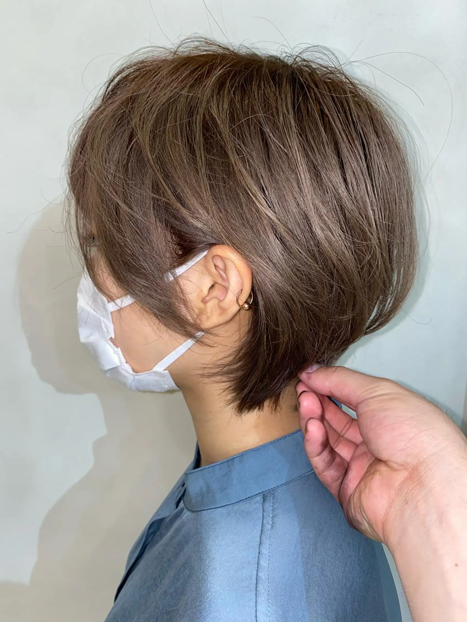 ショート 新宿/韓国メンズ RIKUパーマのヘアスタイル