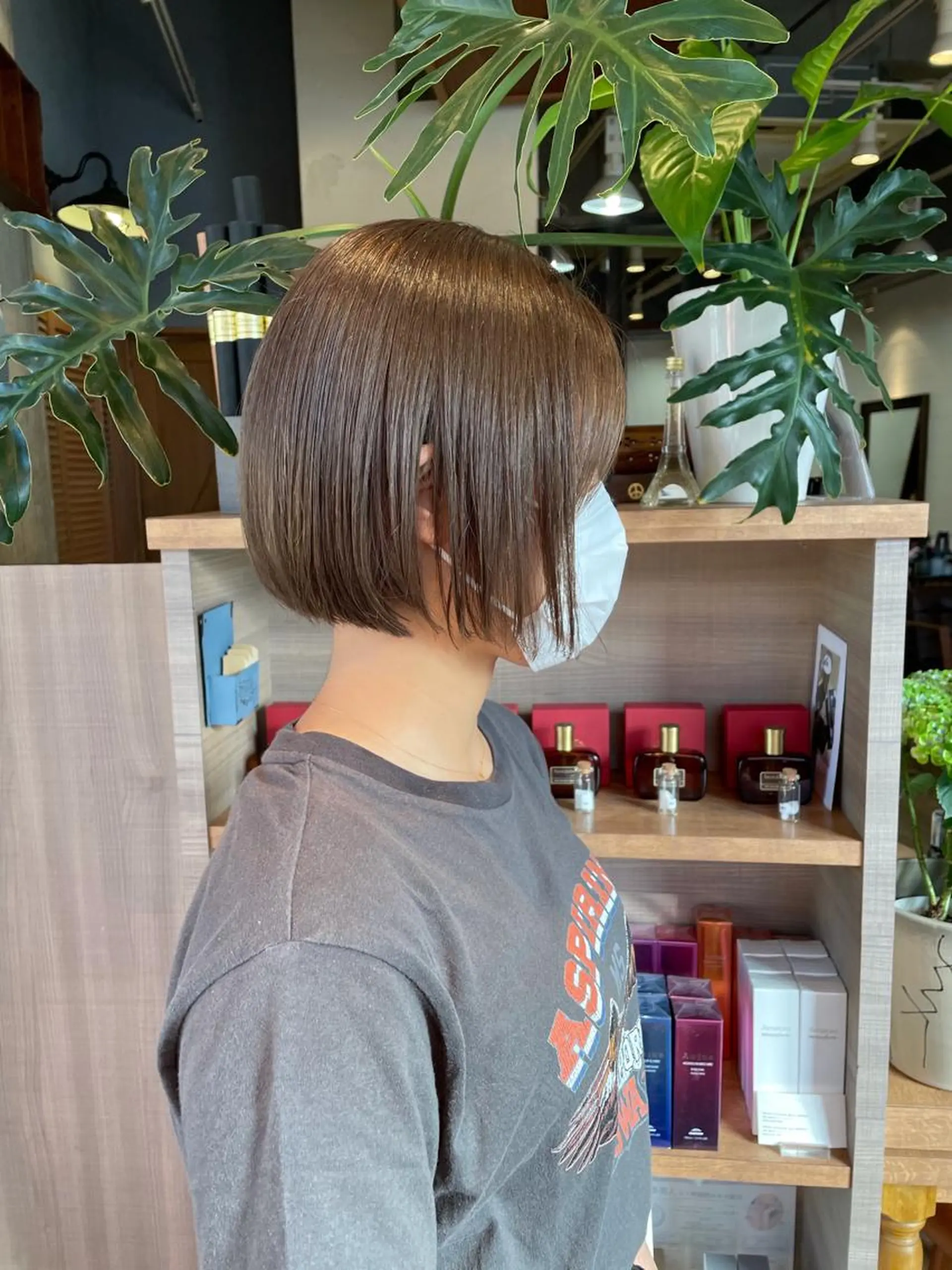 ショート カラー OPShair　ANELLO所属・ショート/ボブ/ メンズ/縮毛矯正のヘアスタイル