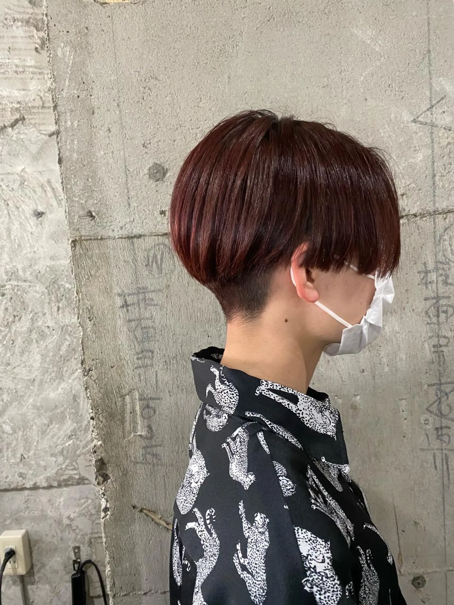 ショート カラー ヘアアレンジ ブラウンカラー レッドカラー ヘアカラー ［似合わせヘア］ ✂︎OGURO✂︎のヘアスタイル