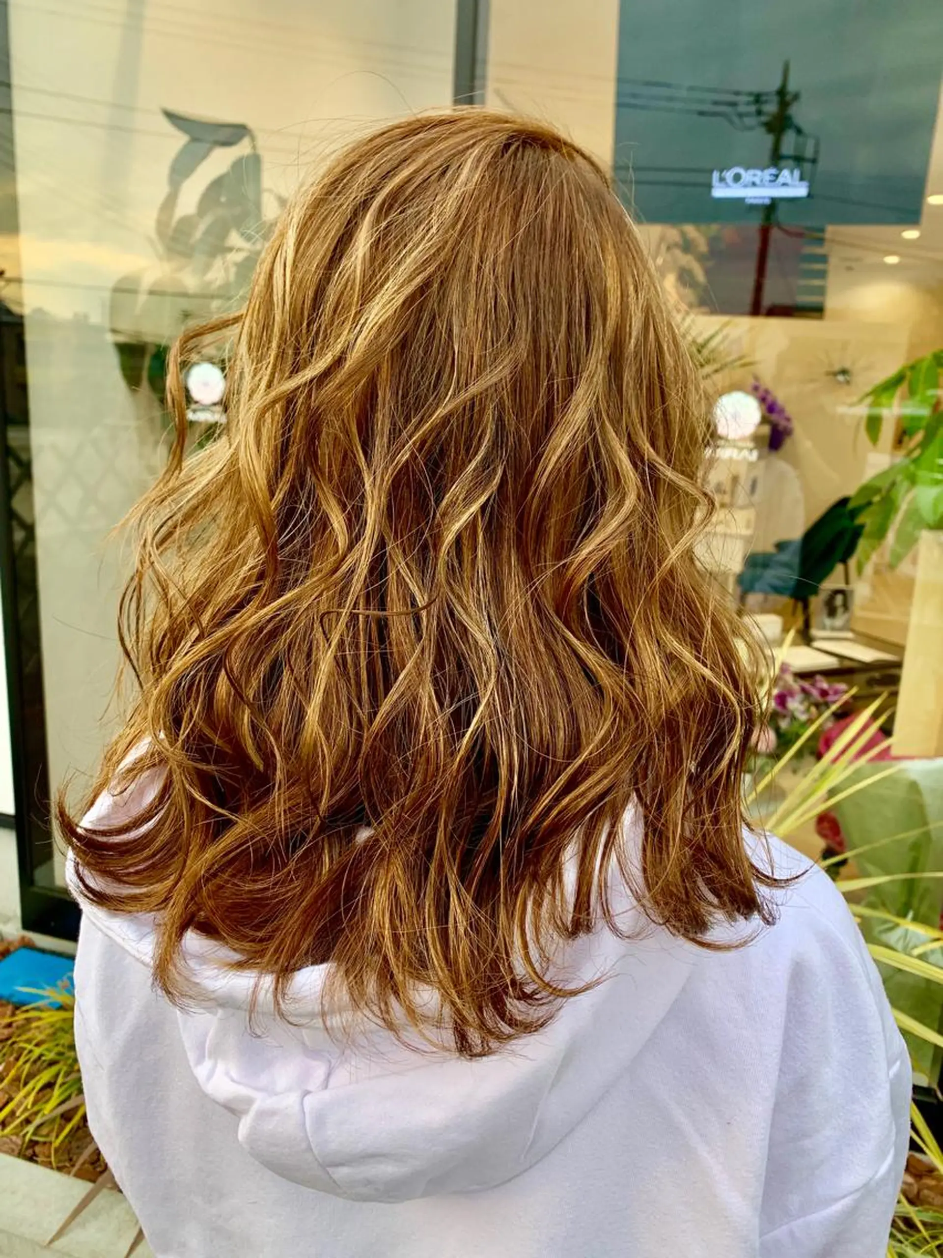 セミロング ヘアカラー トリートメント slow所属・名取 純平のヘアスタイル