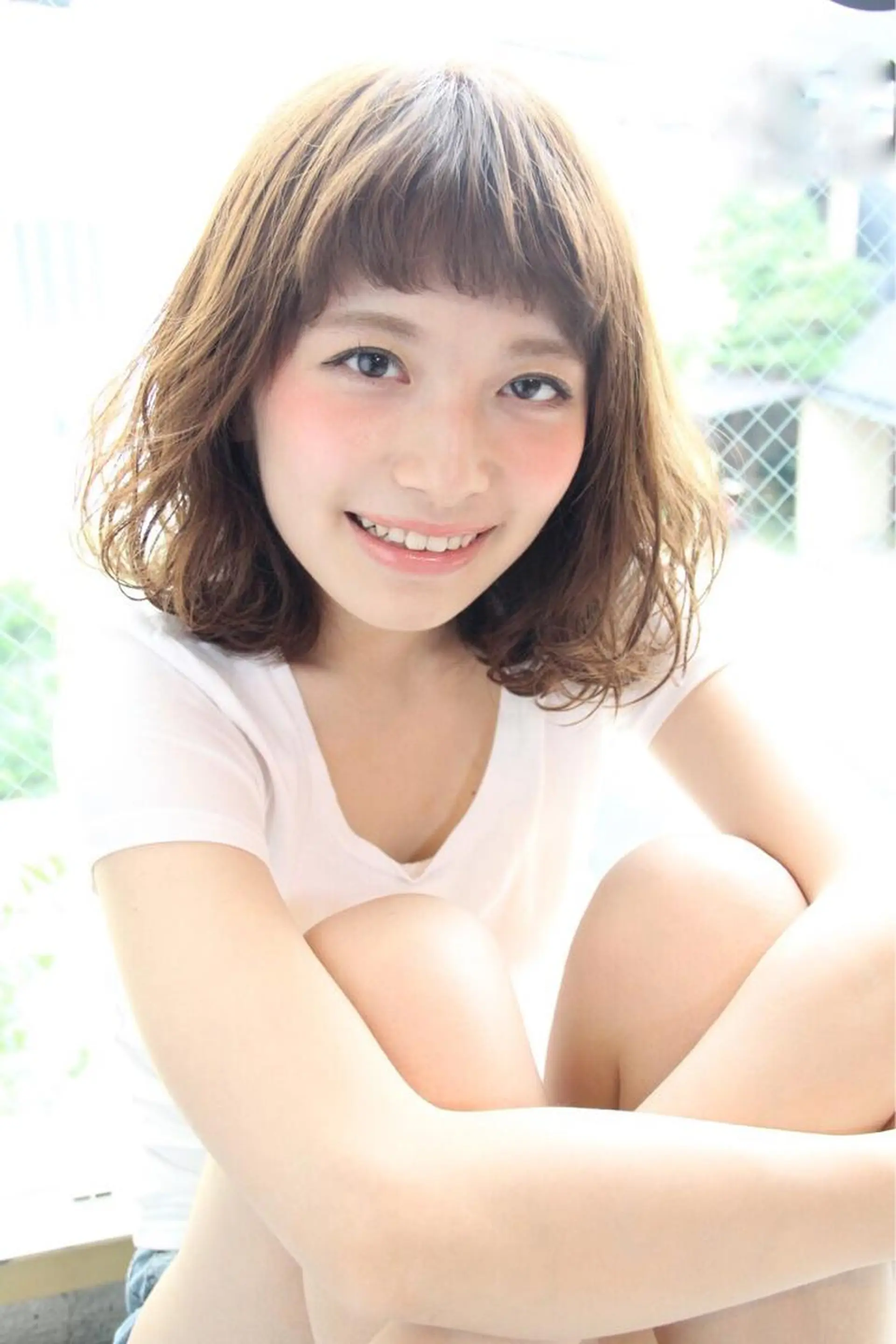 ミディアム ボブ カット ヘアカラー トリートメント ヘッドスパ VIVO天六店「ヴィーヴォ」所属・竹本 将太のヘアスタイル