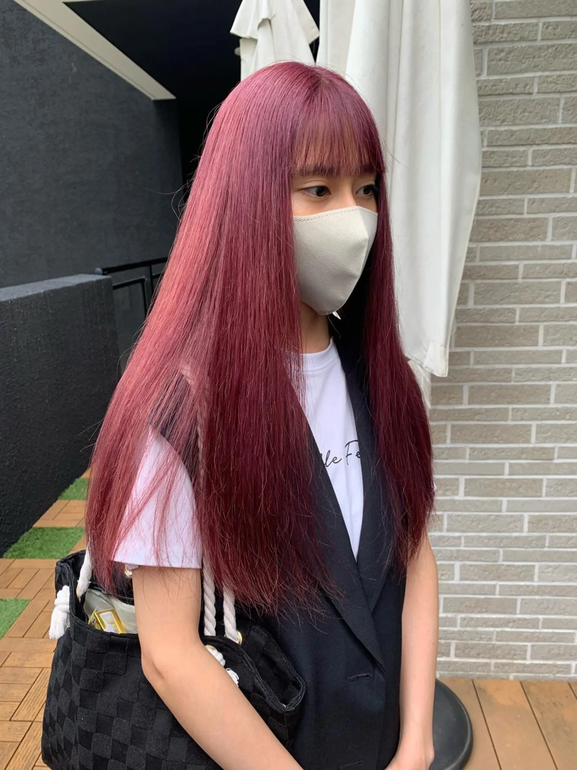 ロング カラー ヘアアレンジ ヘアカラー kei/透明感カラー /ベージュ/髪質改善のヘアスタイル