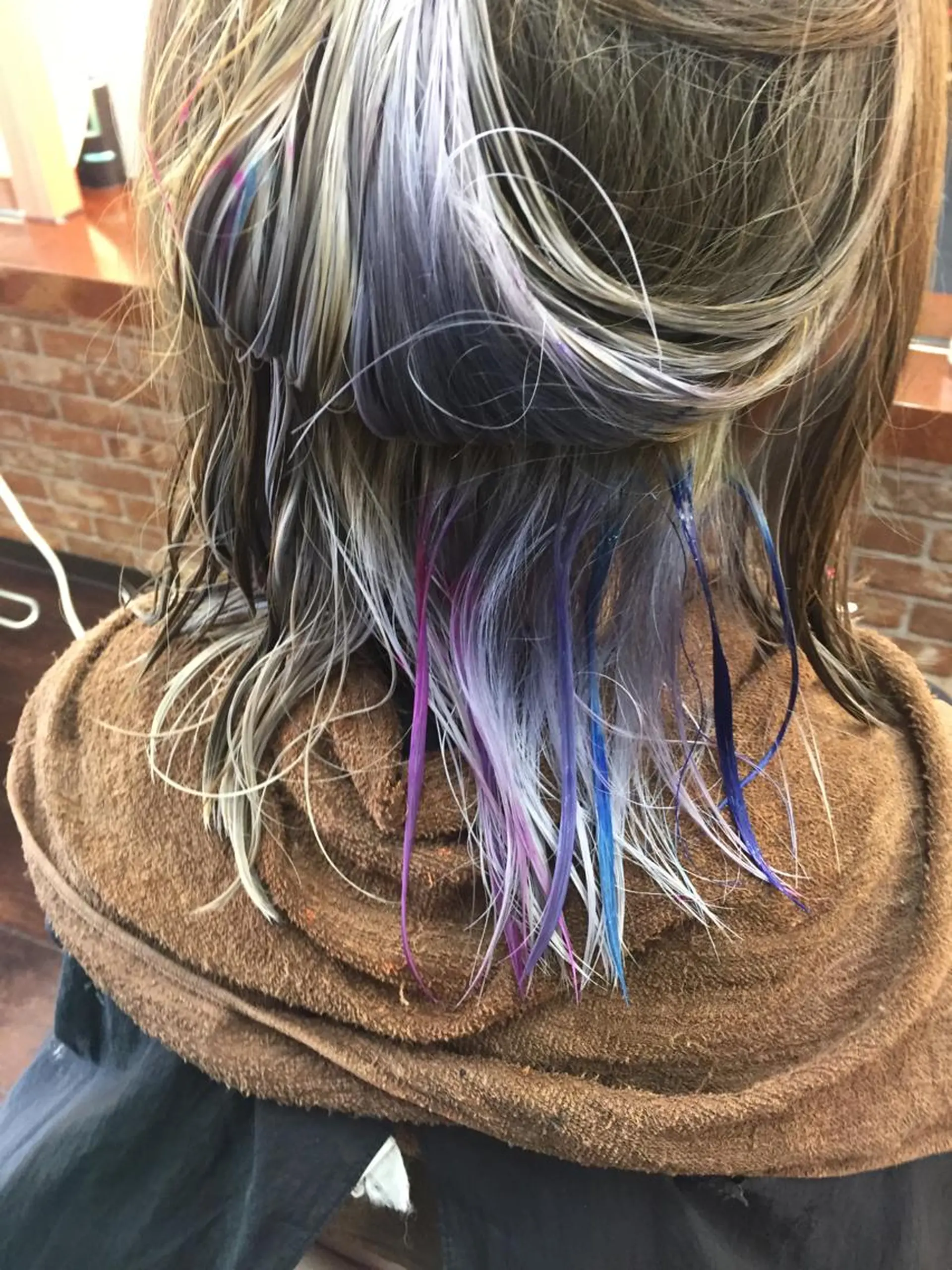 ミディアム カラー 桧山 真のヘアスタイル