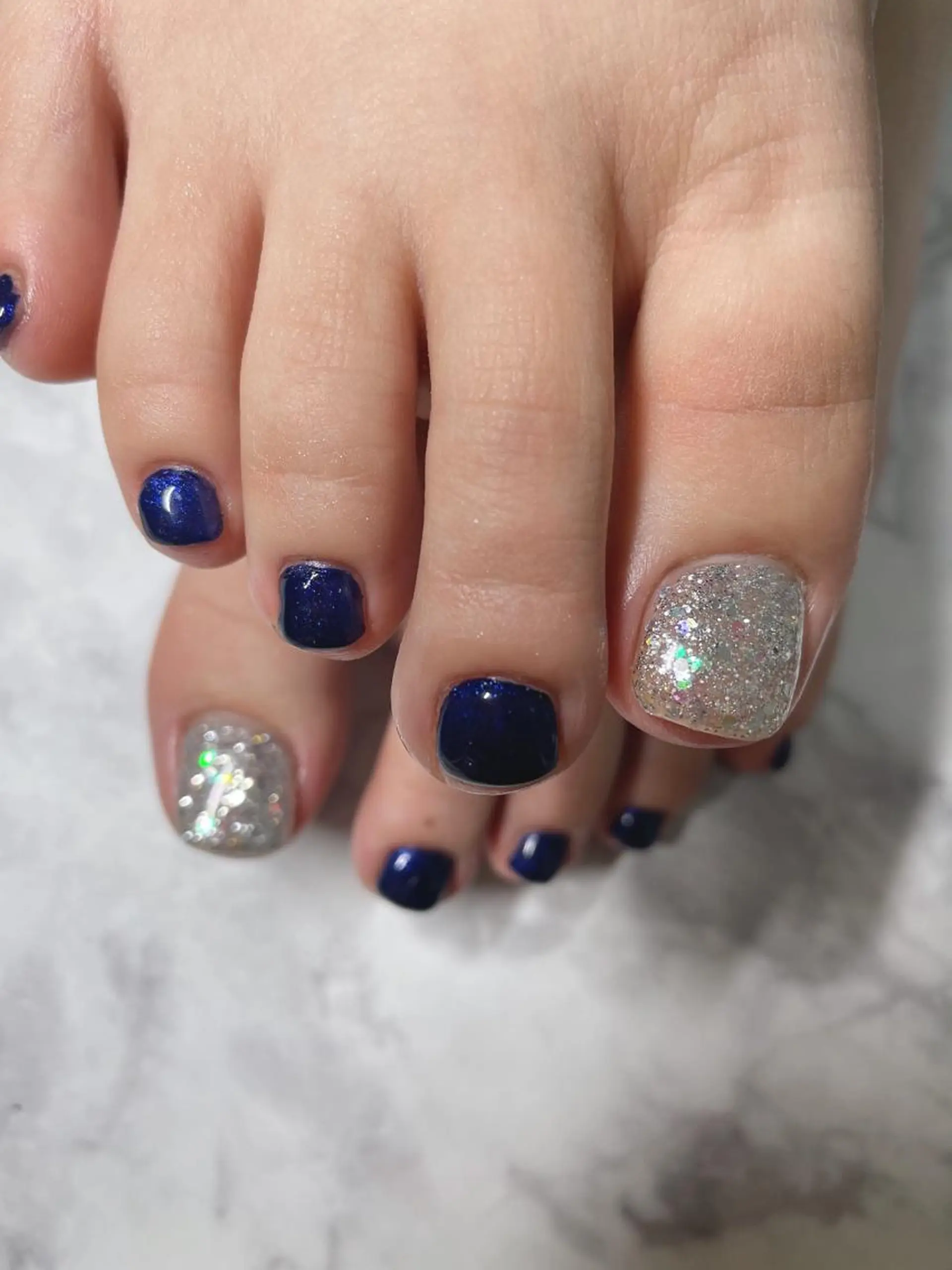 ネイル フットネイル 遠藤 唯菜のネイルデザイン