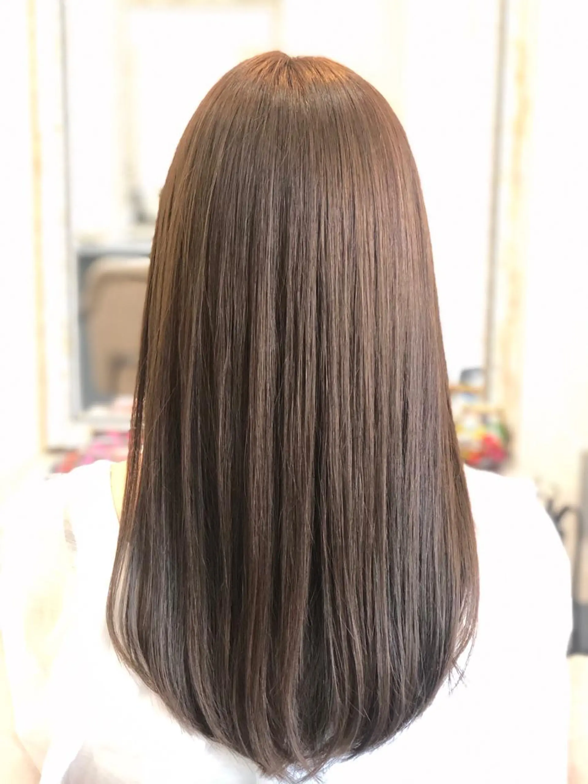 セミロング カラー アディクシーカラー バレイヤージュ デザインカラー グラデーションカラー ハイライトカラー 縮毛矯正・髪質改善 人気No1🩶北島のヘアスタイル