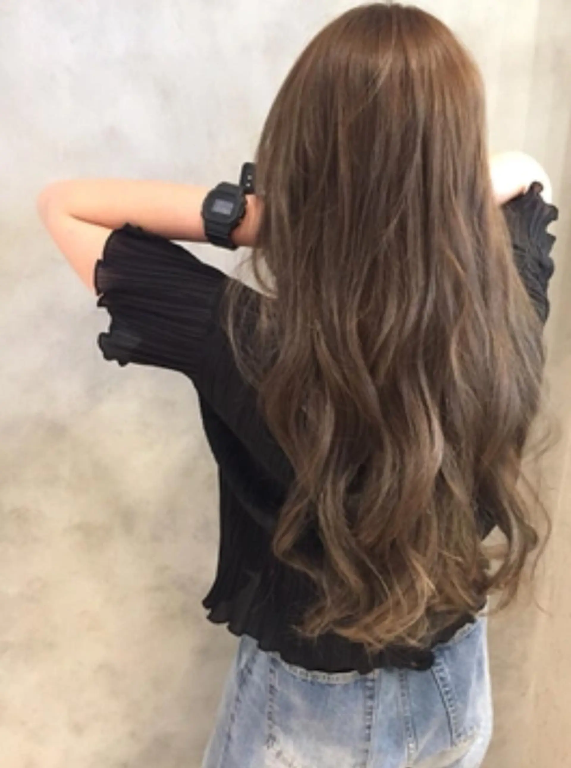 ロング カラー LUXBE UNITED所属・🌷RIE 🌷のヘアスタイル