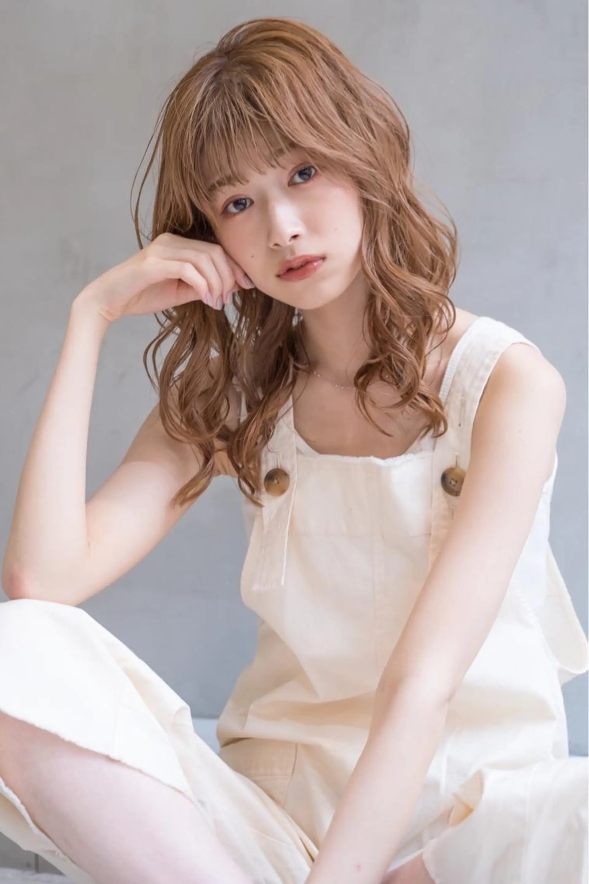 ミディアム カラー ヘアアレンジ 透明感カラー ヘアカラー トリートメント ヘアセット 金子 廉のヘアスタイル