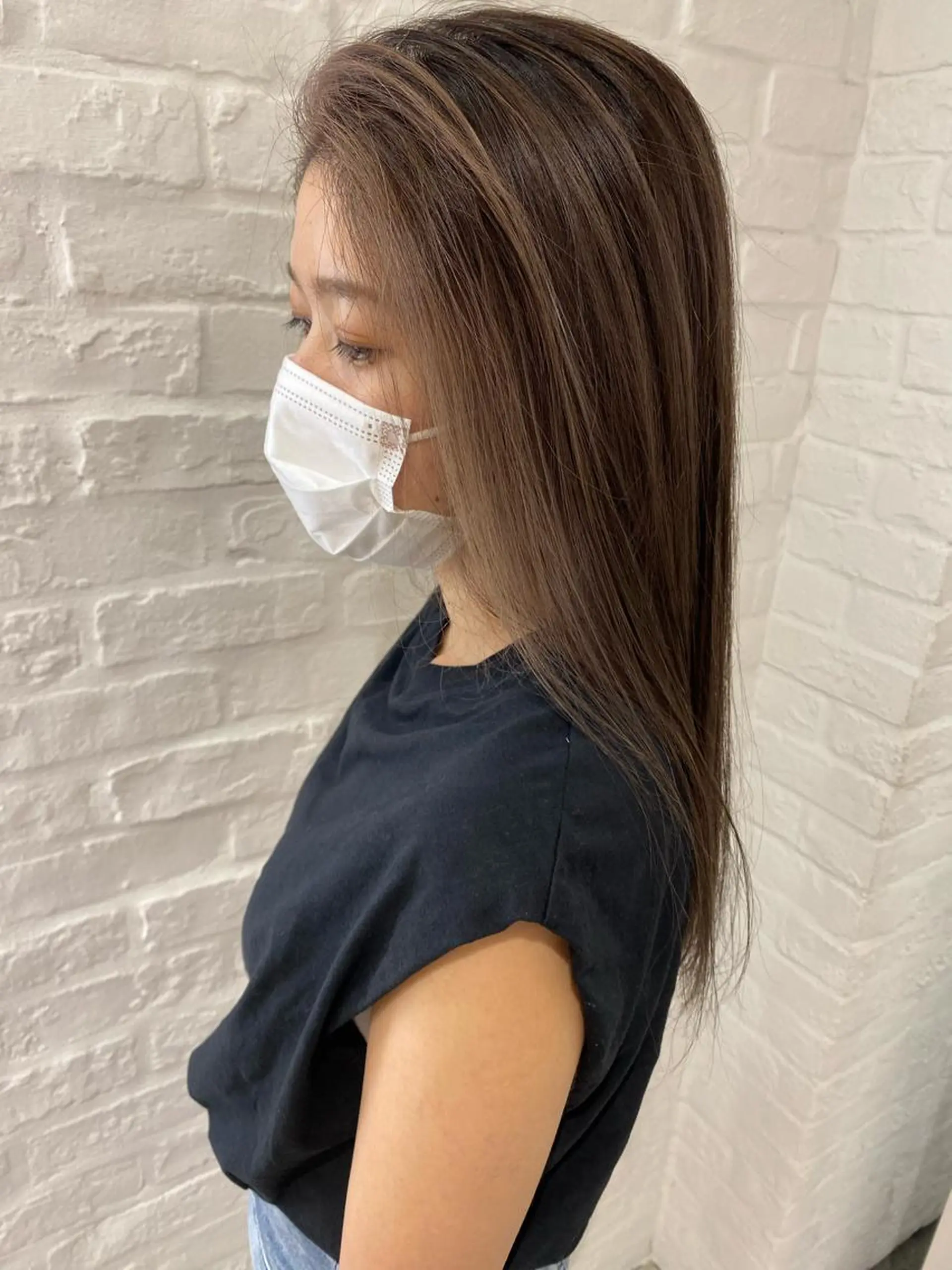 ロング ハイライト ヘアカラー トリートメント 🍀透明感抜群🍀/ ハイトーンカラーのヘアスタイル