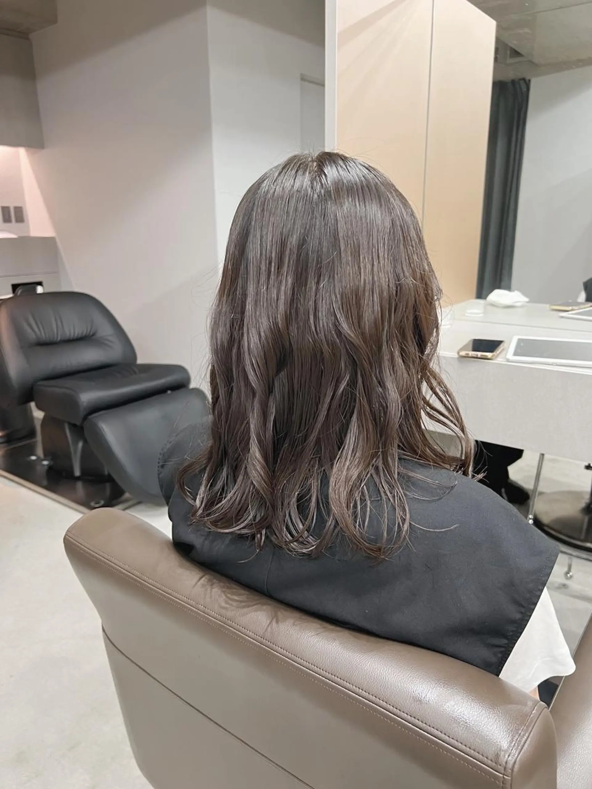 ロング パーマ ボブパーマコテ巻き風 パーマNo1深江秀平のヘアスタイル