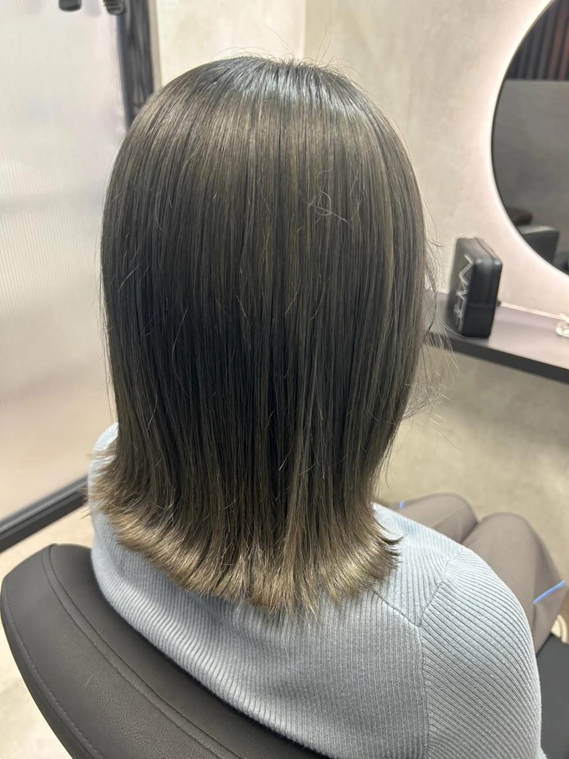 ミディアム カラー カット ヘアカラー トリートメント 新宿/美髪矯正 髪質改善/韓国風山本のヘアスタイル