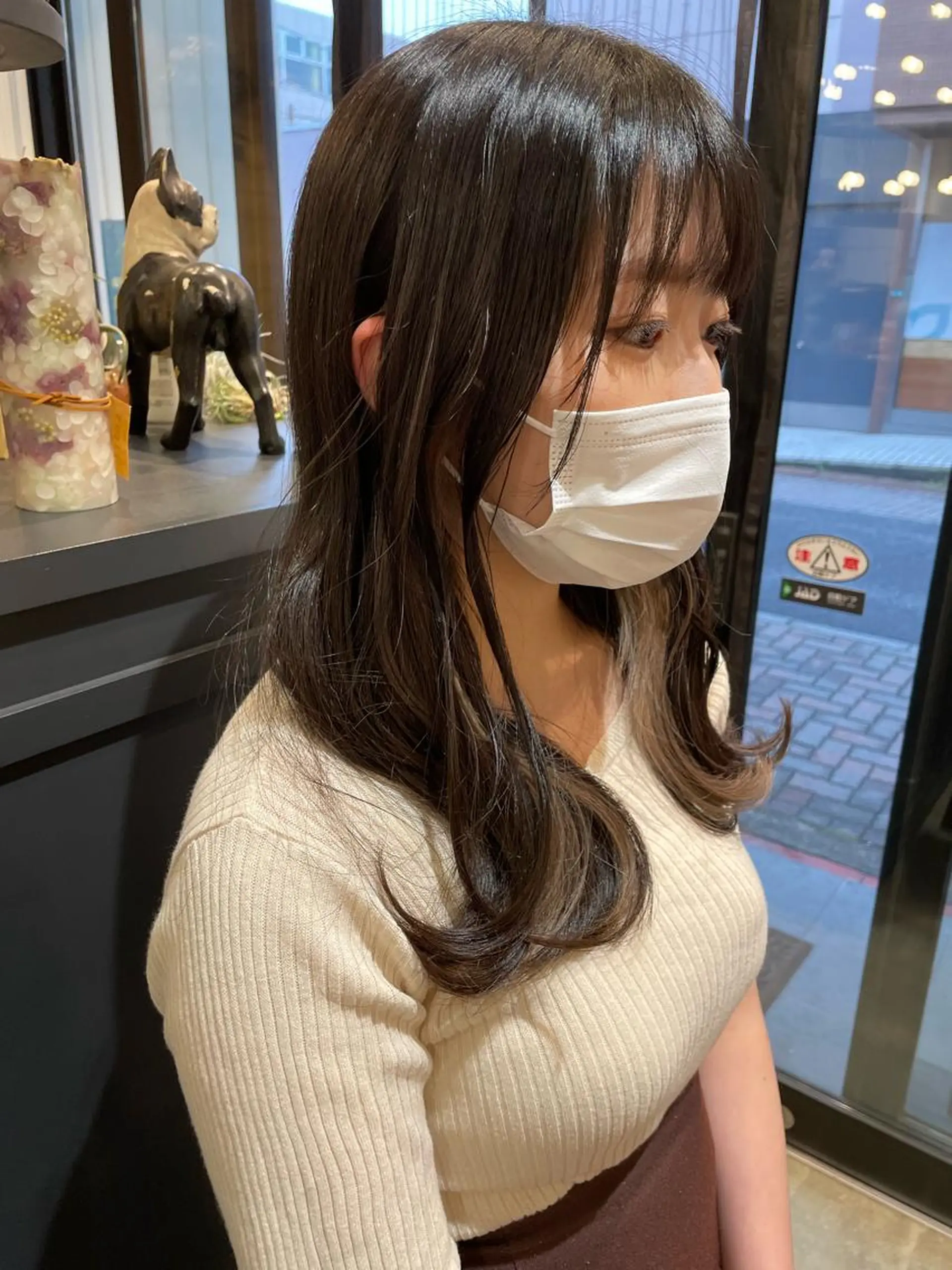 ロング カラー 葵/レイヤーカット/ 韓国風/透明感カラーのヘアスタイル