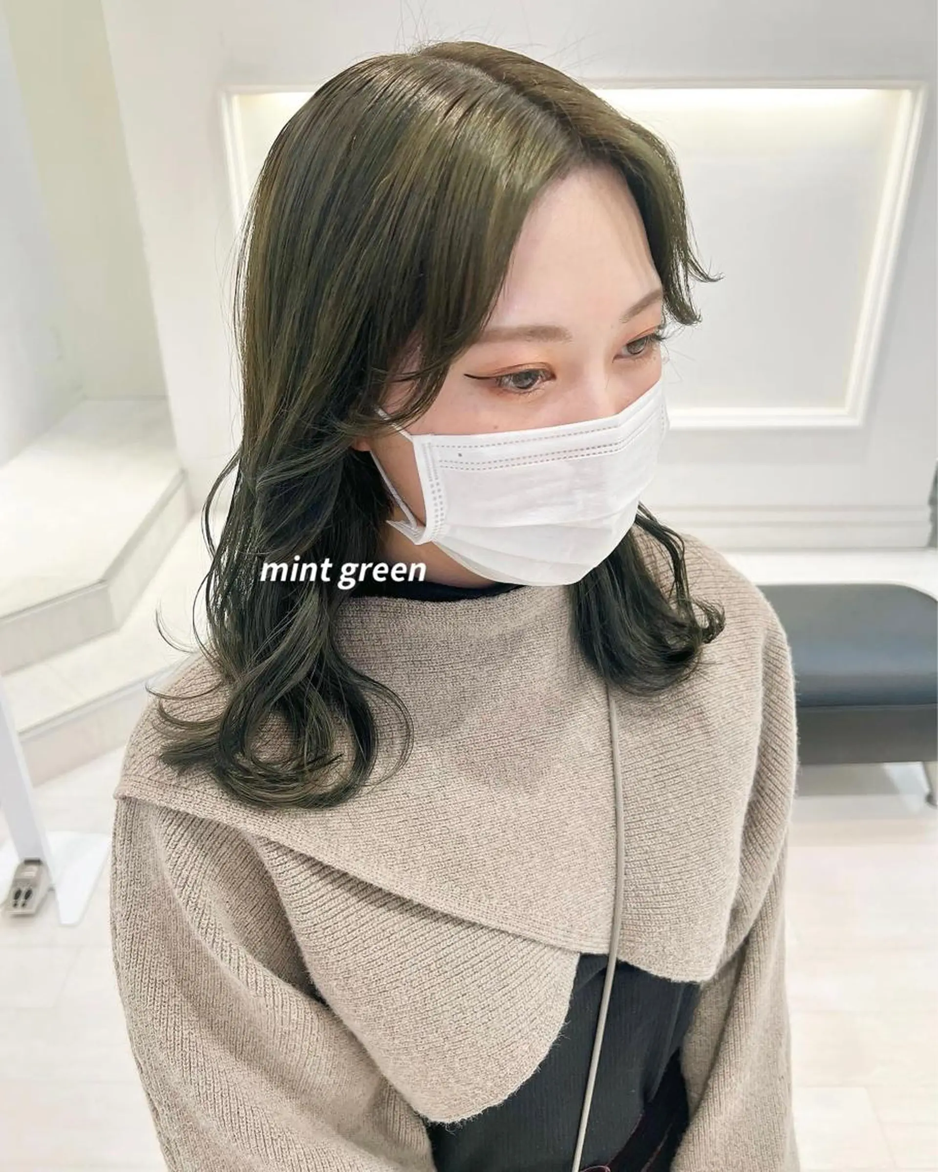 セミロング カラー Parve  Mix /板野妃莉のヘアスタイル