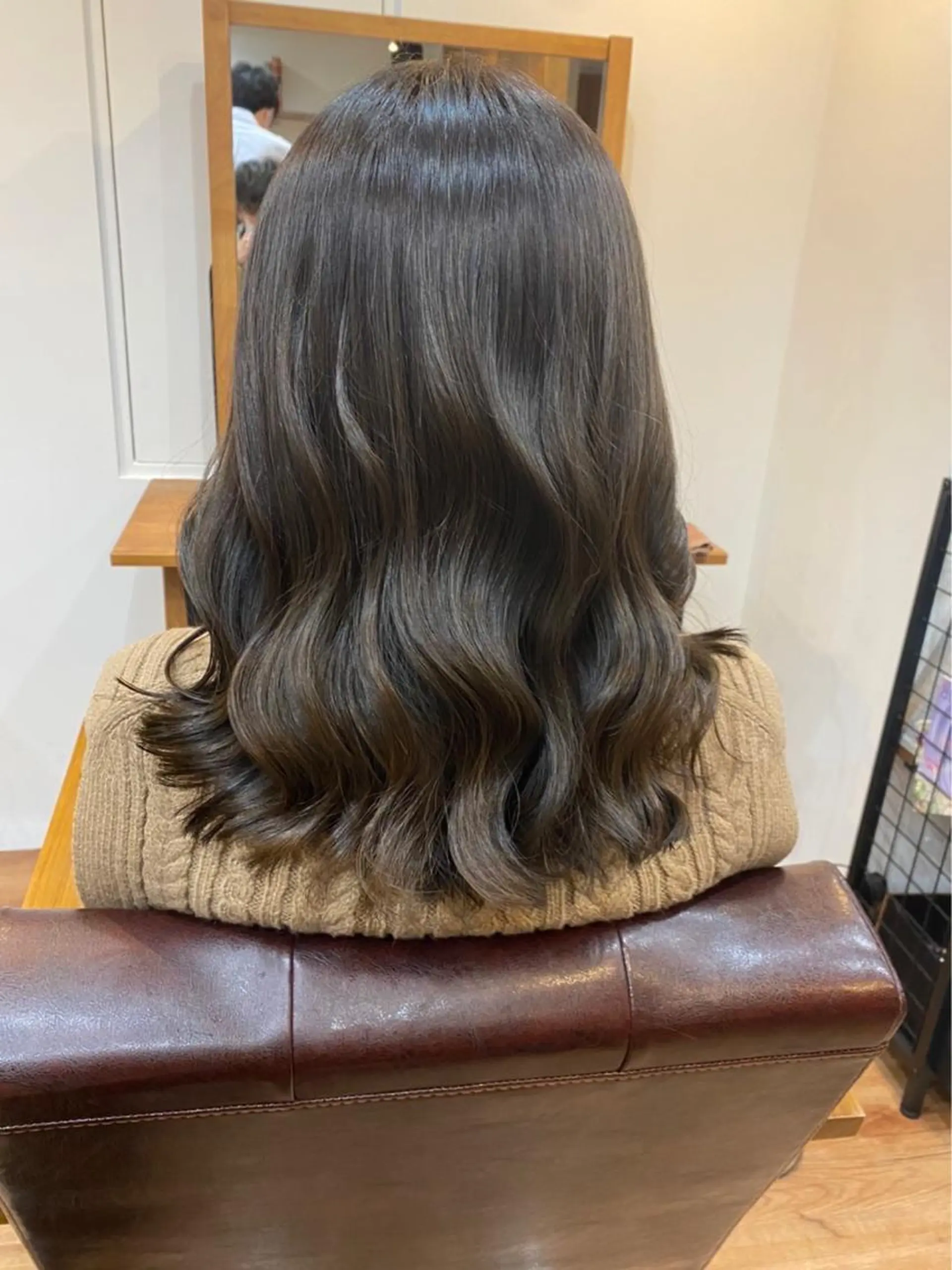 ミディアム カラー 癖毛&ダメージ改善 カット/soyaのヘアスタイル