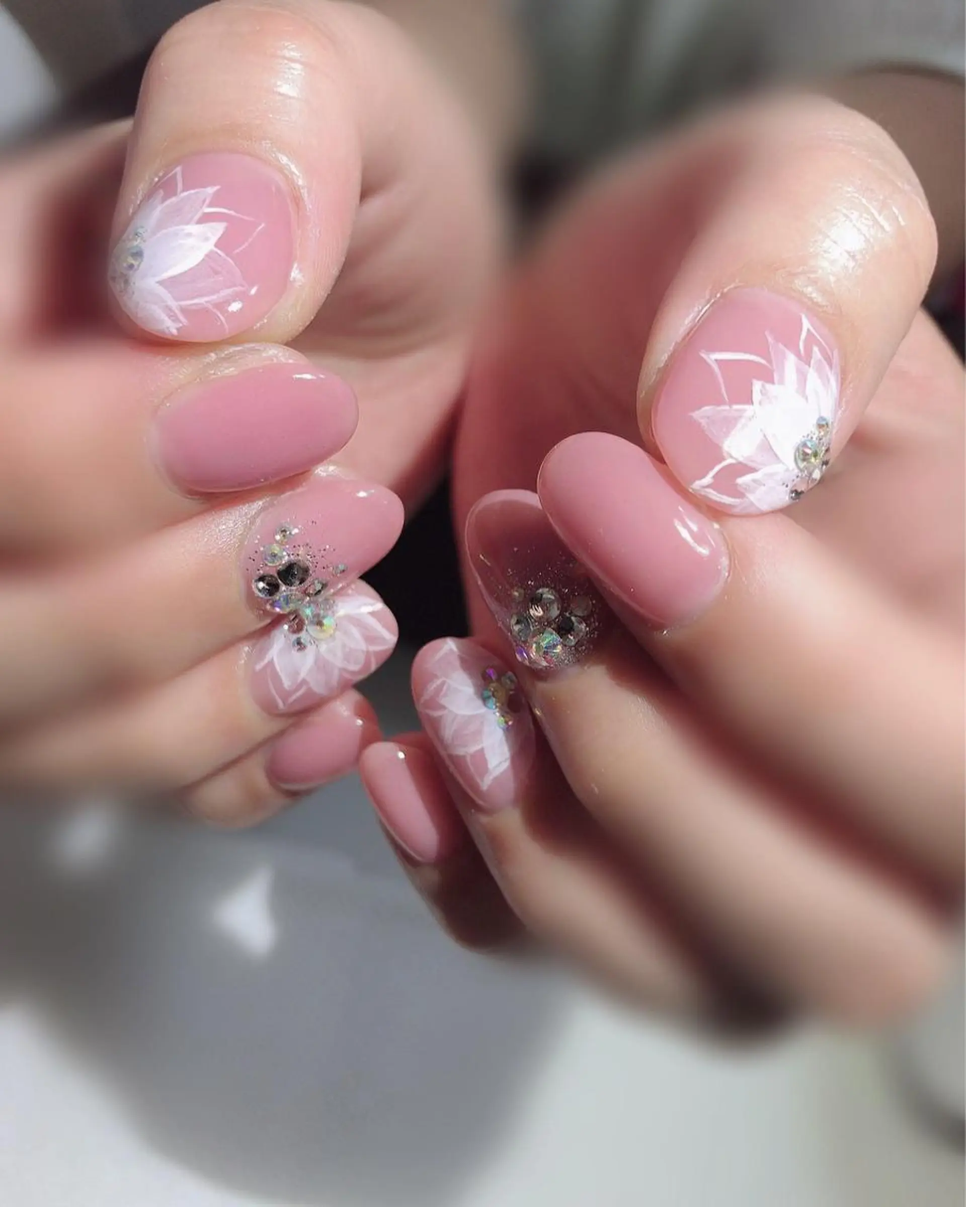 ネイル フットネイル ニュアンスネイル ピンク シンプルネイル 春ネイル ネイル フフラ所属・nail fufla ♡yamane♡のネイルデザイン