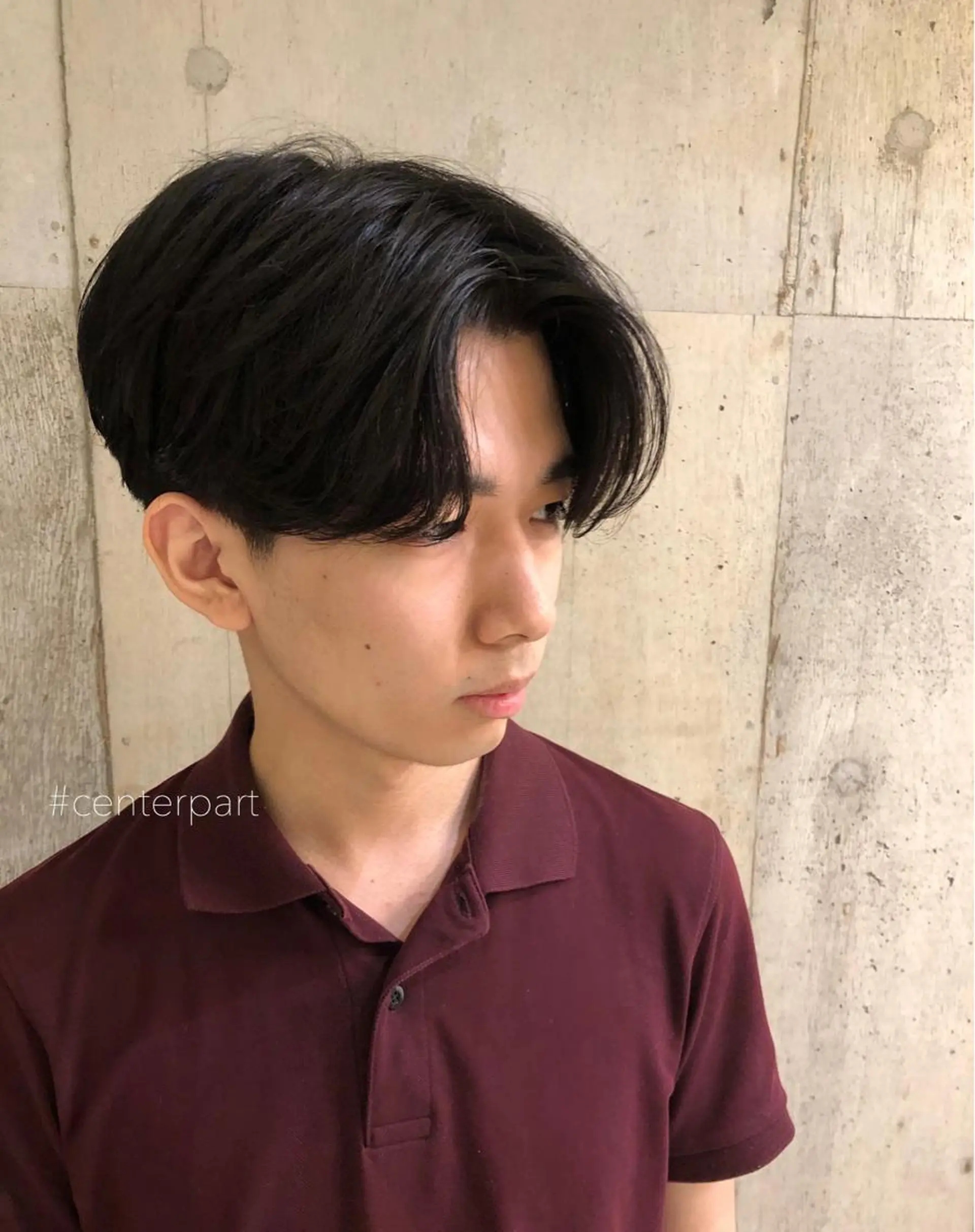 メンズ センターパート カット STRINGS 下北沢所属・【メンズ特化】 金子諒磨のヘアスタイル