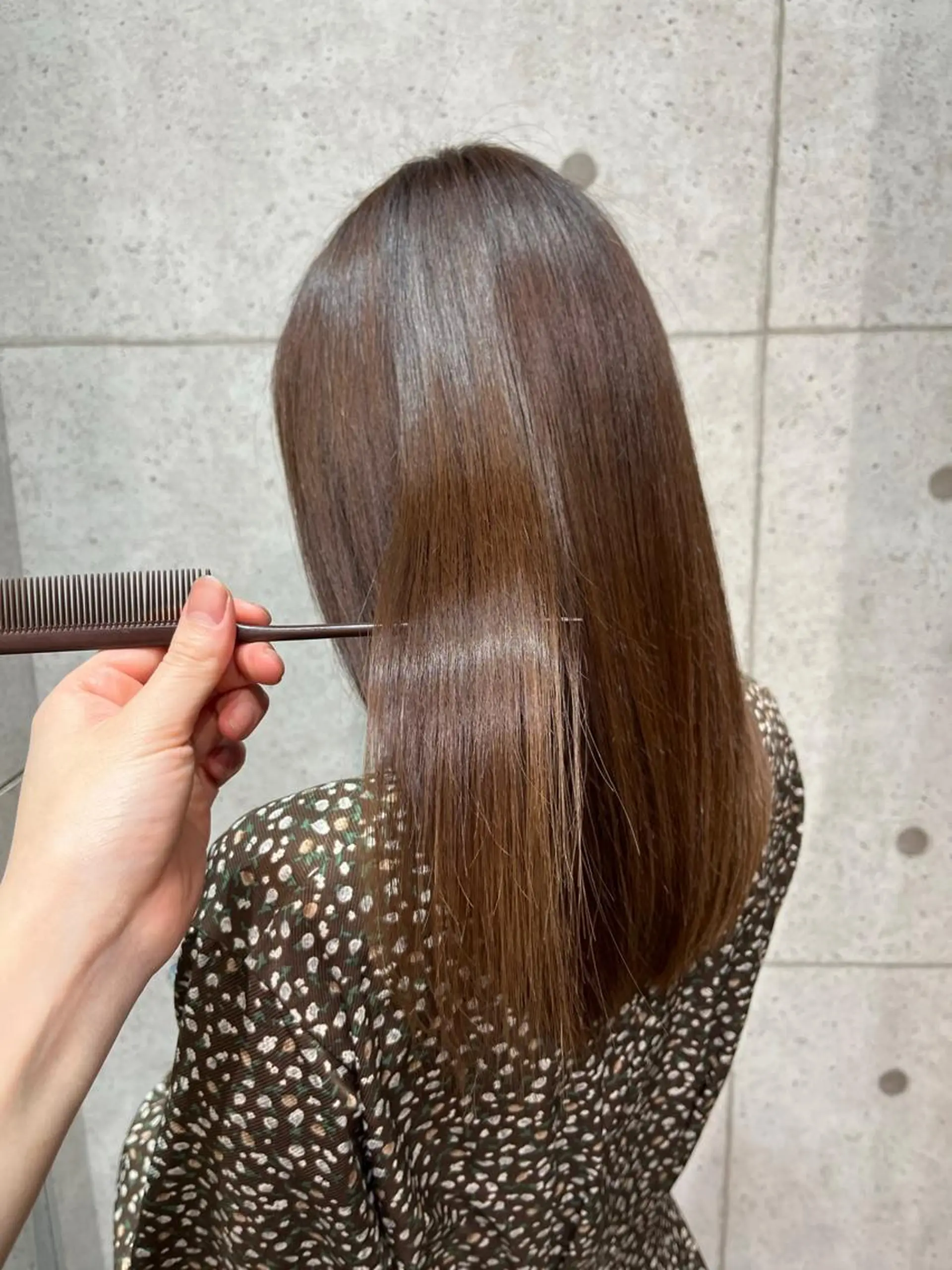 セミロング 【透明感カラー‎✨】 中島日菜のヘアスタイル