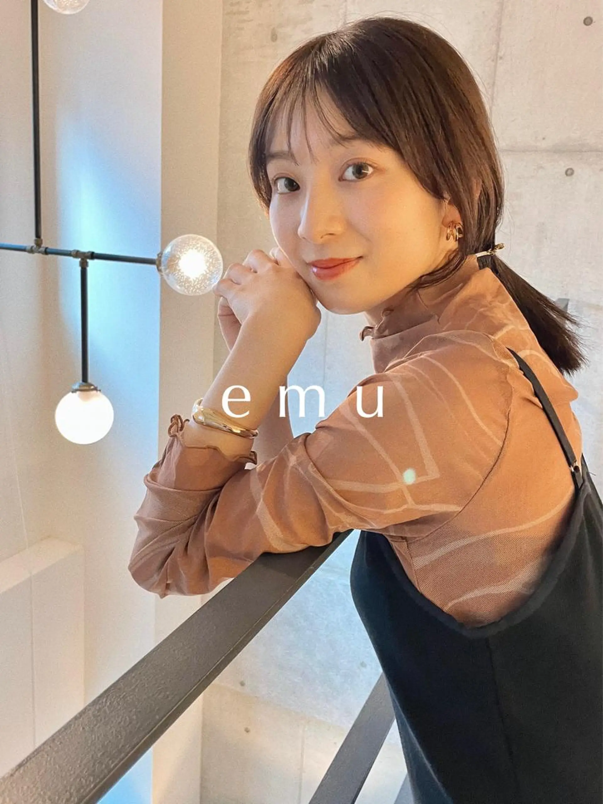 ミディアム カラー 長井 徹行のヘアスタイル