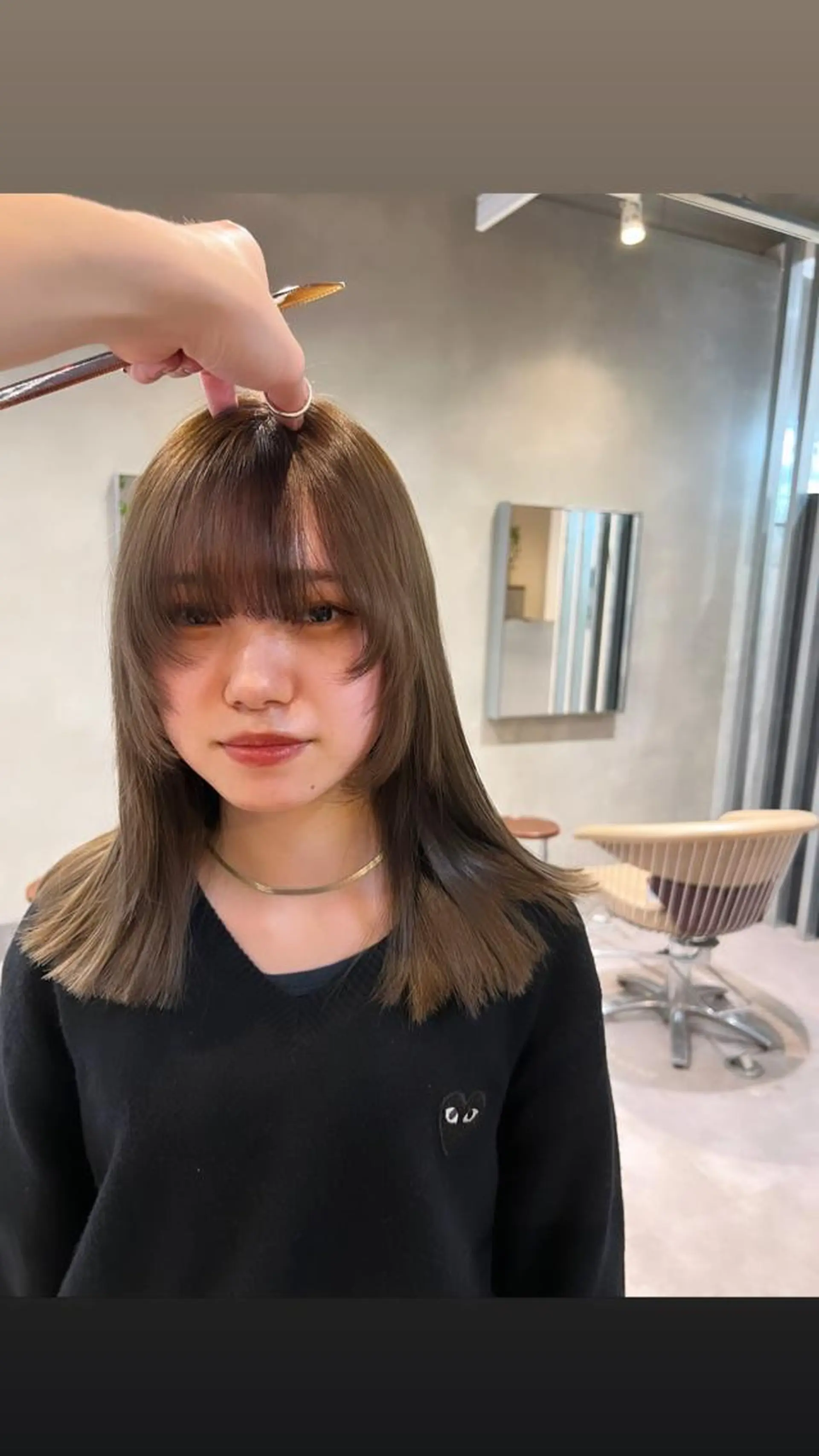 ミディアム カット レイヤーカット/ ヘッドスパ/ゆうきのヘアスタイル