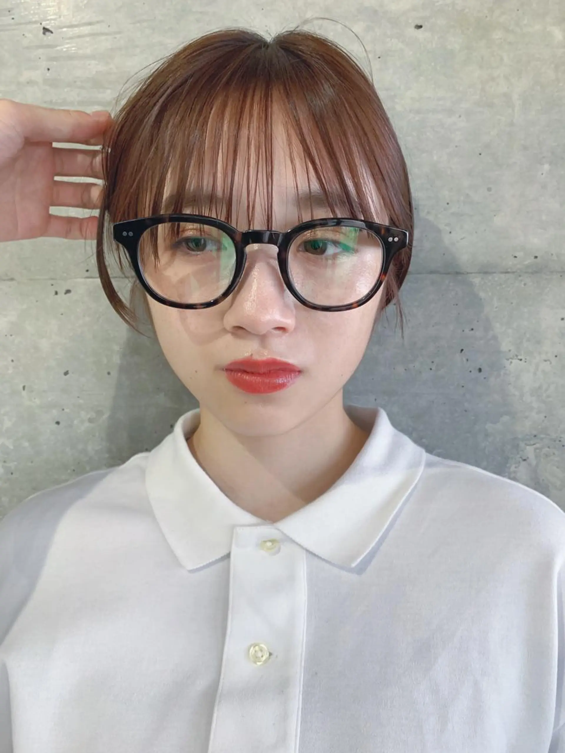 ショート ボブパーマコテ巻き風 パーマNo1深江秀平のヘアスタイル