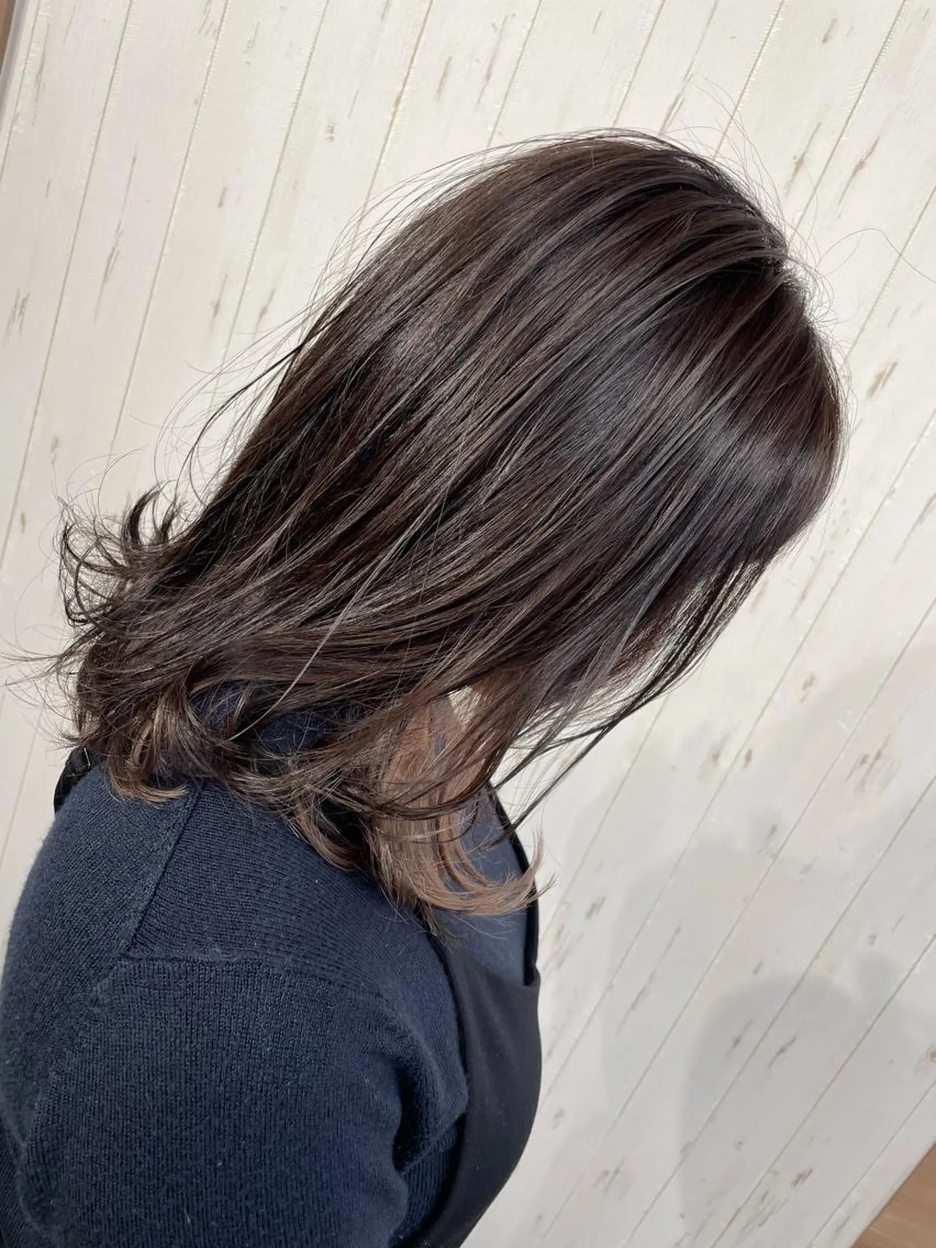 ミディアム 外国人風カラー ハイライト 韓国風ヘア レイヤーカット カット トリートメント AN'TIA小作所属・AN'TIA小作代表 ⭐︎kazuma⭐︎のヘアスタイル