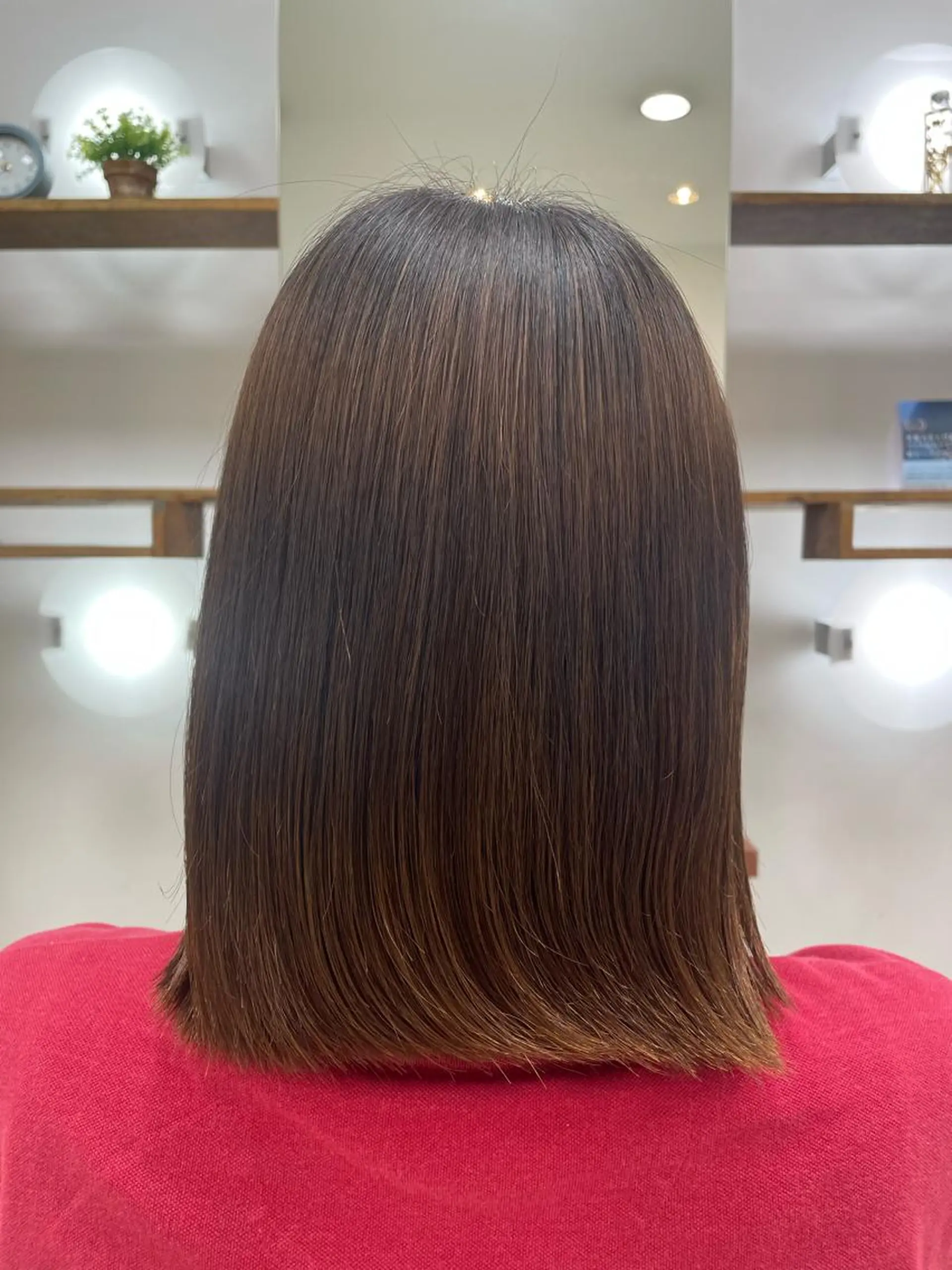 ミディアム 植村 真優のヘアスタイル