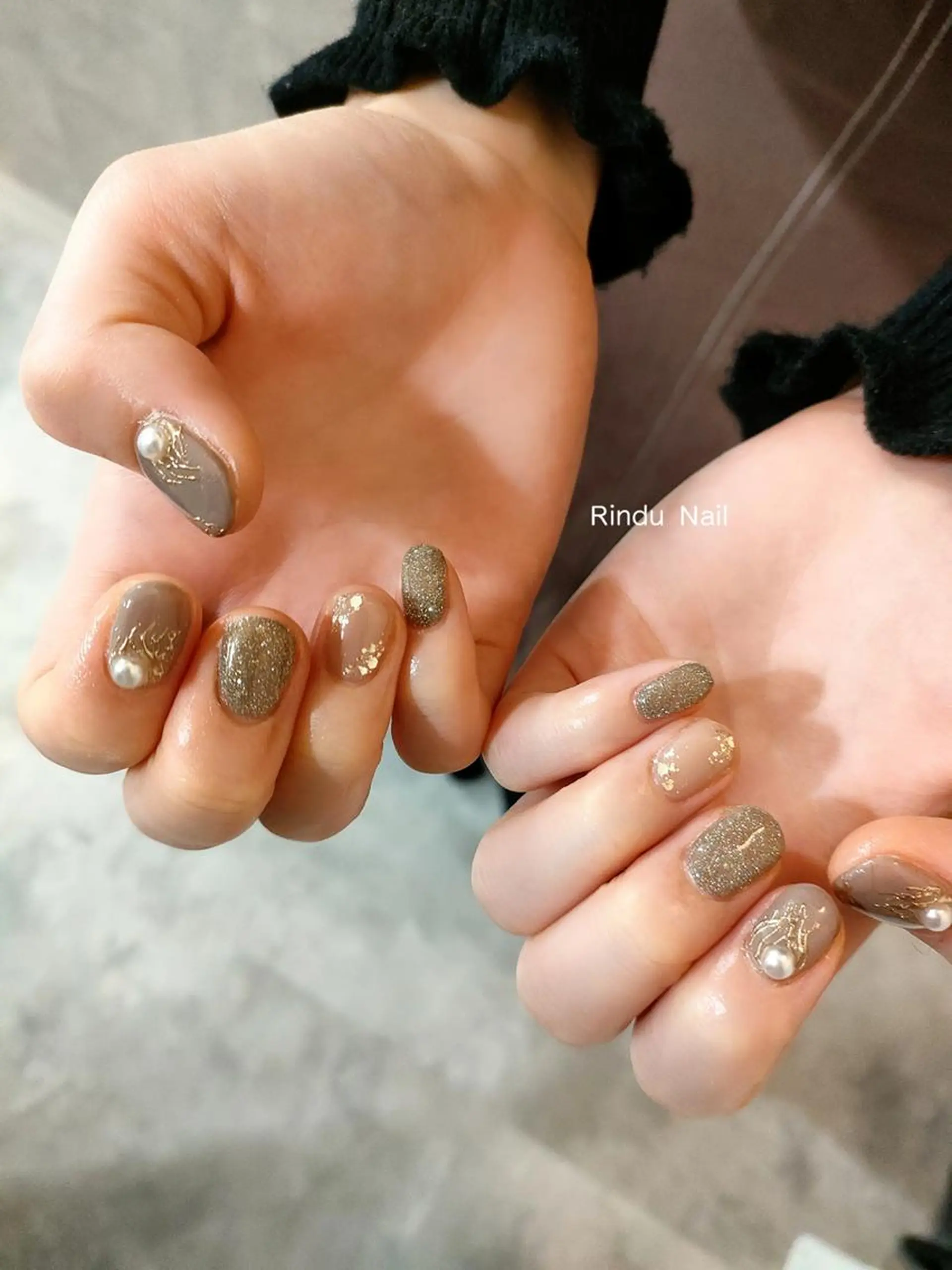 ネイル ニュアンスネイル Rindu Nail 名駅miniのネイルデザイン